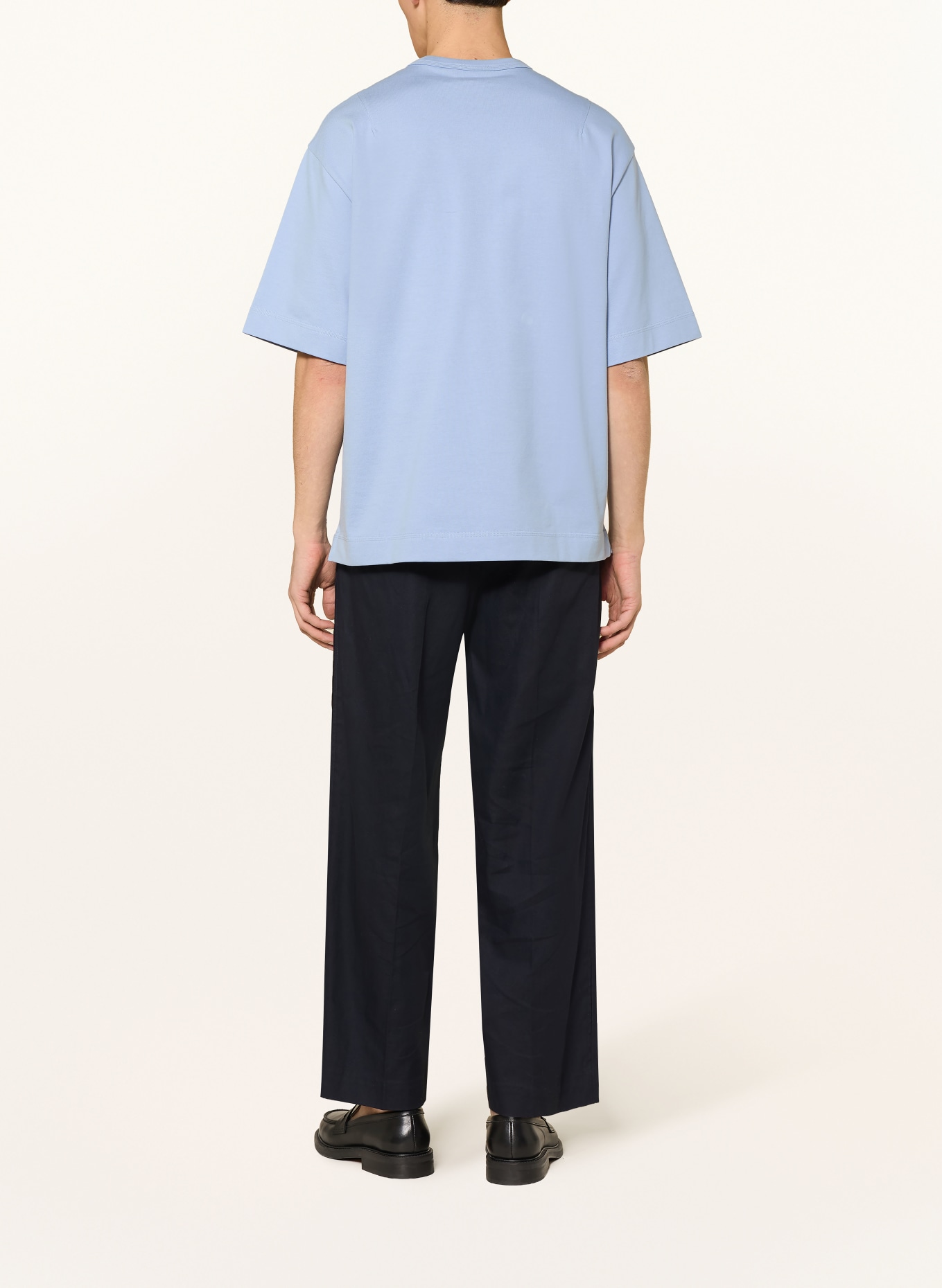 COS oversized shirt: LIGHT BLUE
