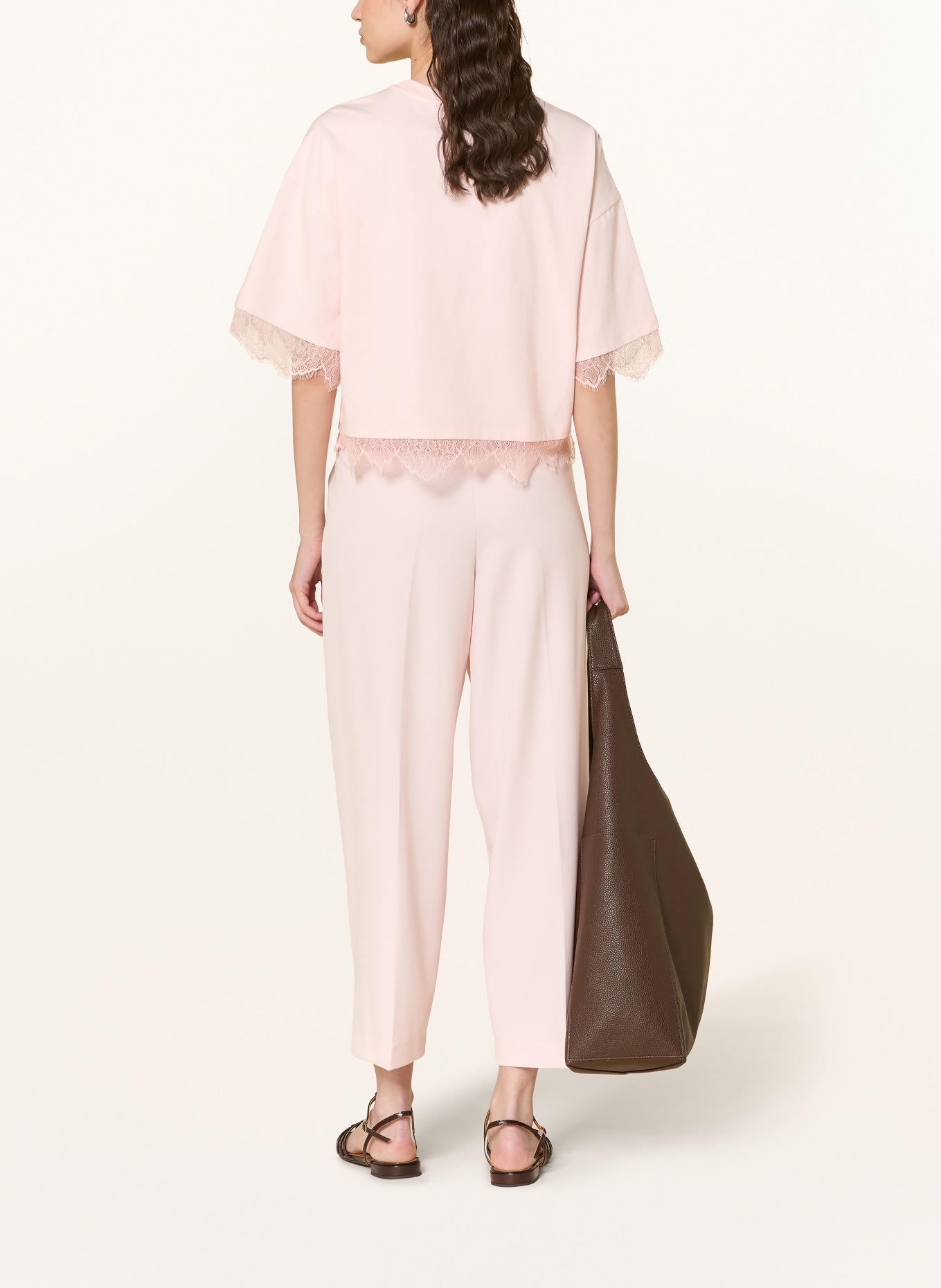 Smith & Soul T-shirt with lace: ROSE
