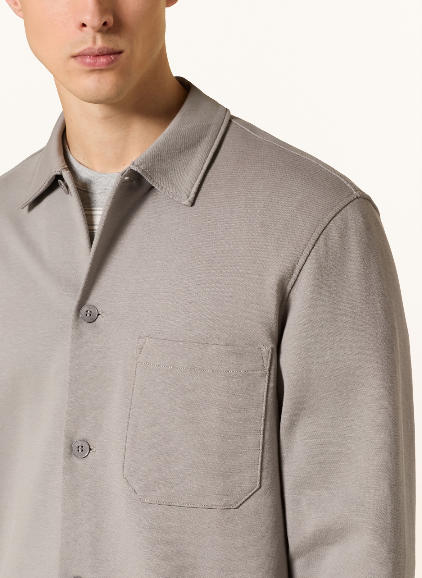 ARKET overshirt: GRAY