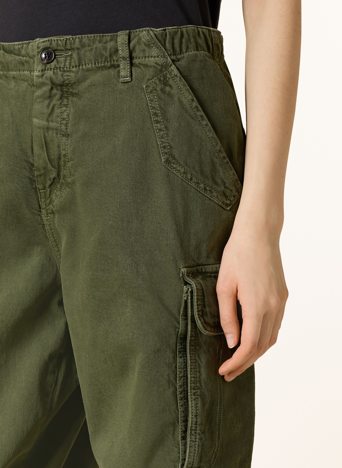 ba&sh Cargohose FINO: DUNKELGRÜN