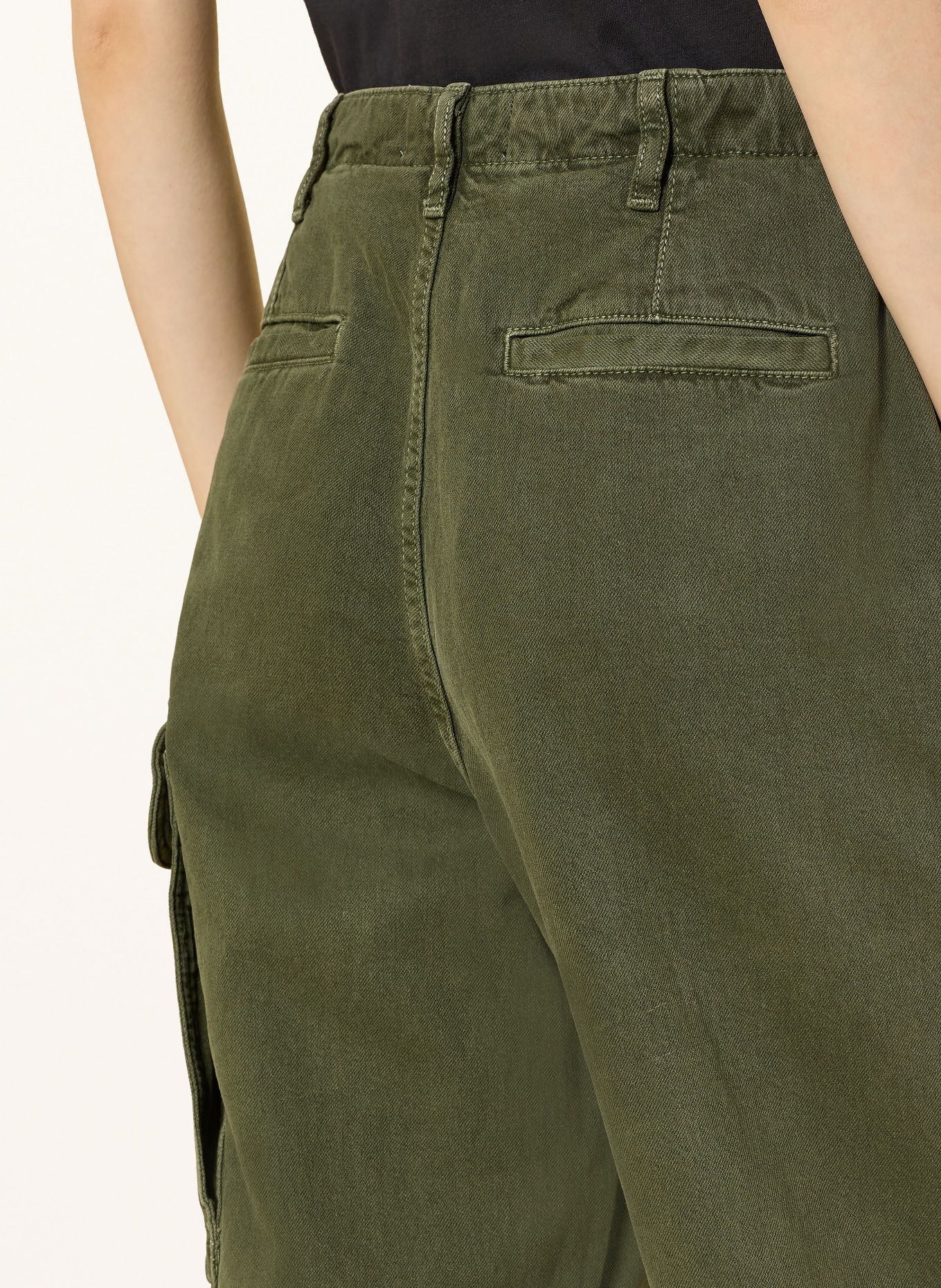 ba&sh Cargohose FINO: DUNKELGRÜN