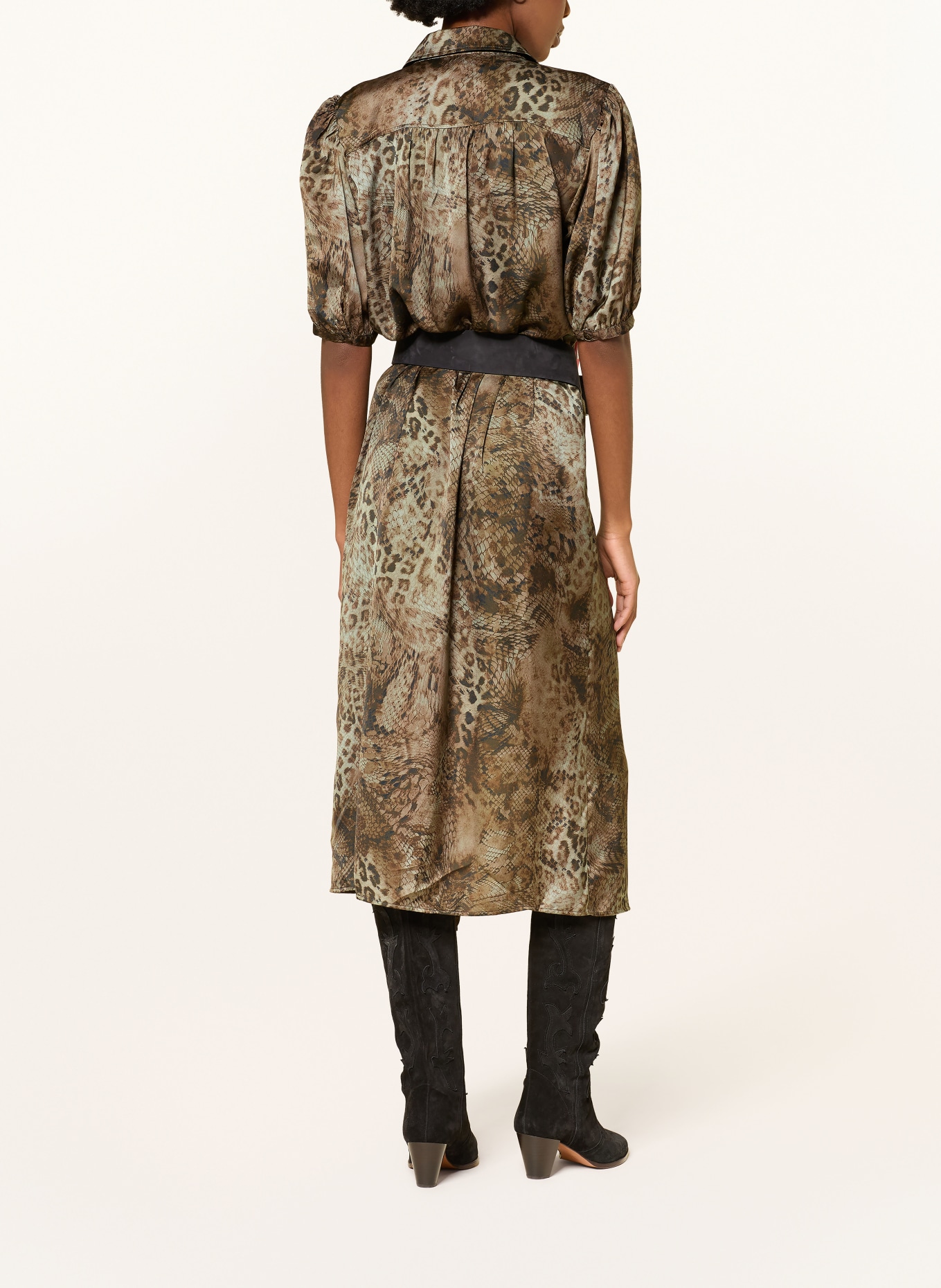 ba&sh Hemdblusenkleid CORMA: BRAUN / DUNKELBRAUN / KHAKI