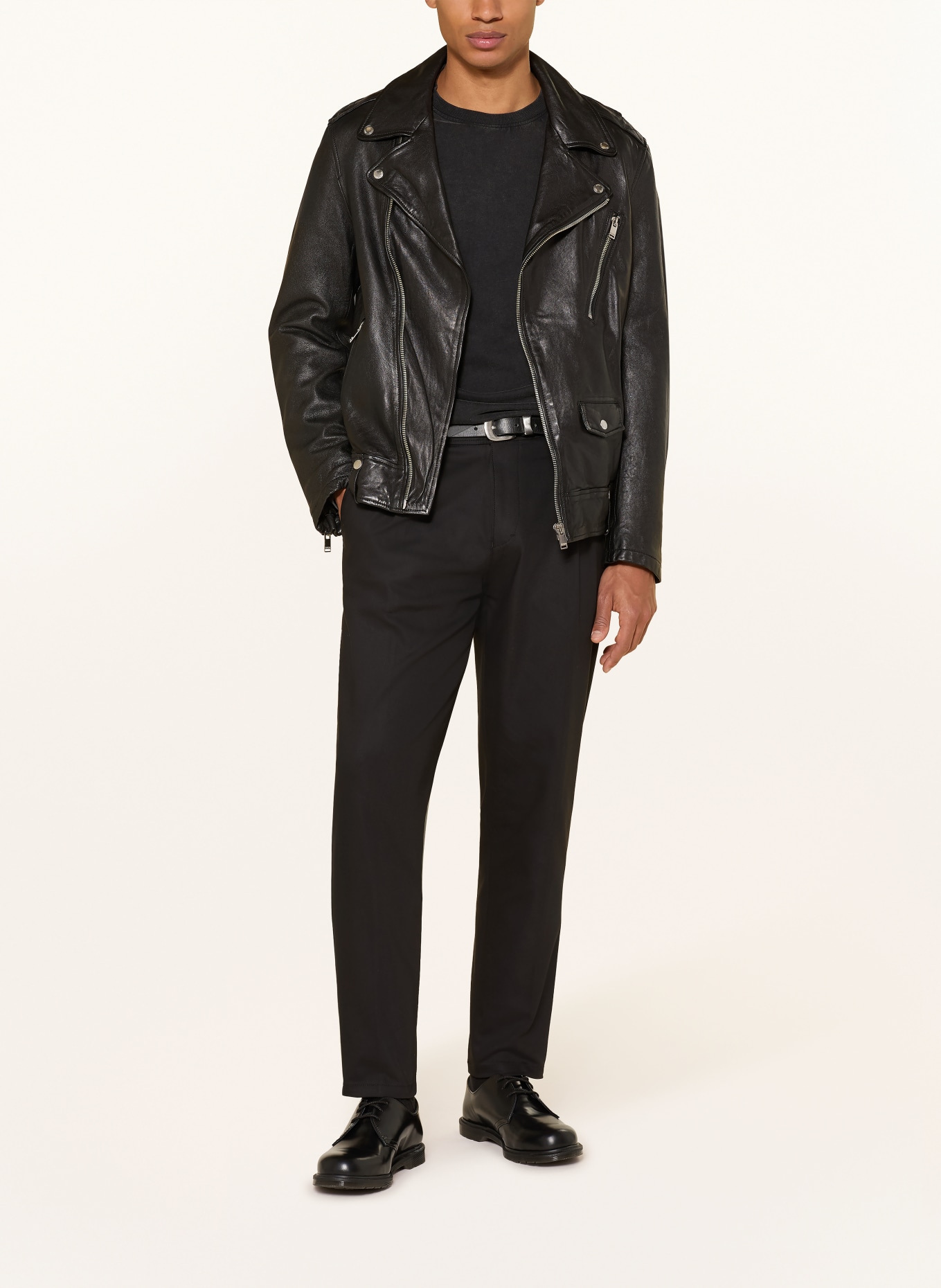 DRYKORN Chino DEVYN Extra Slim Fit: ZWART