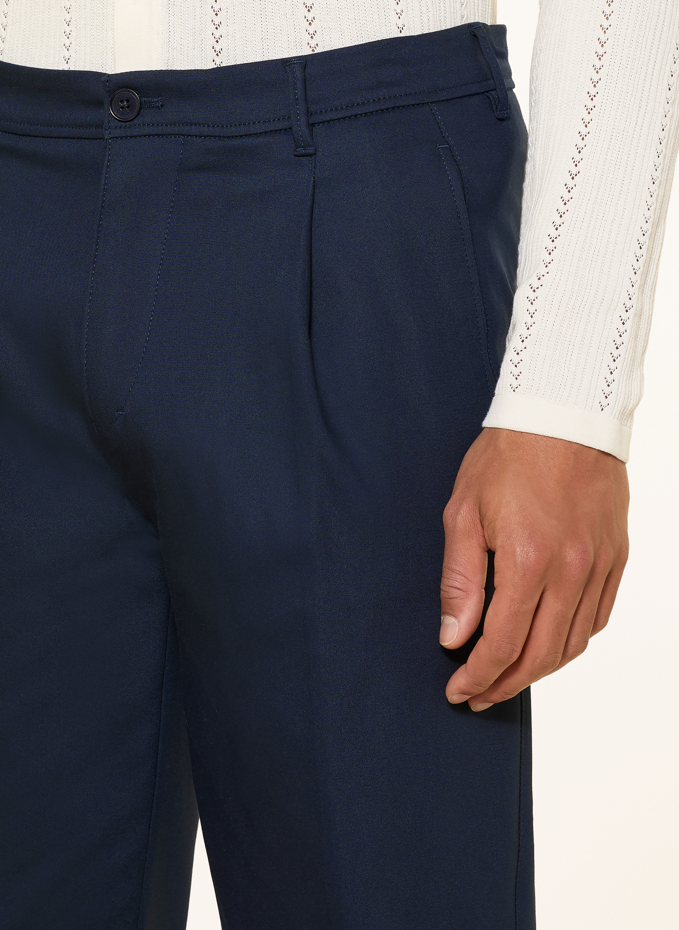 DRYKORN Chino DEVYN Extra Slim Fit: DONKERBLAUW