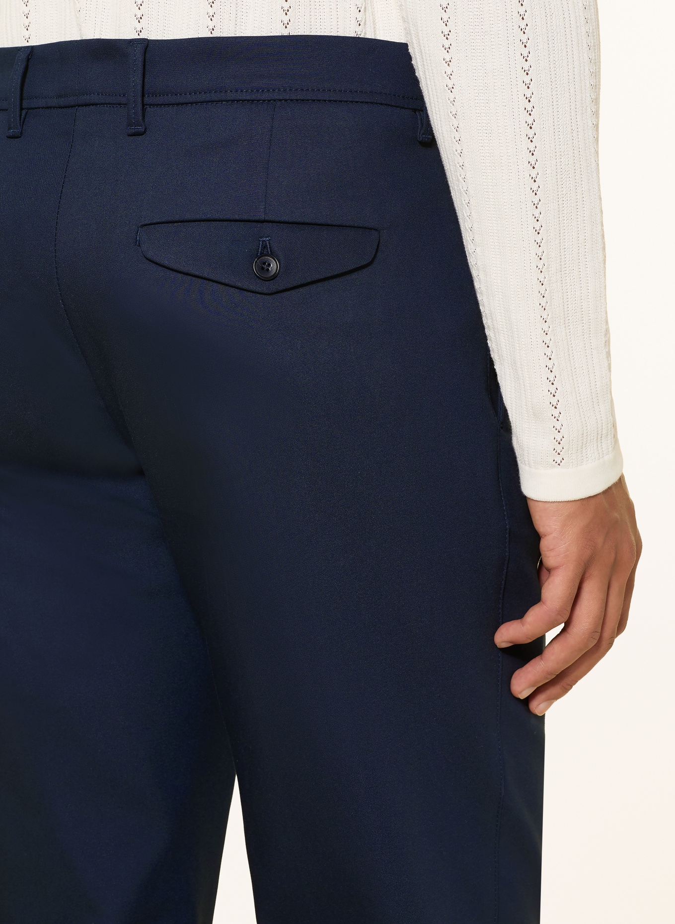 DRYKORN Chino DEVYN Extra Slim Fit: DONKERBLAUW