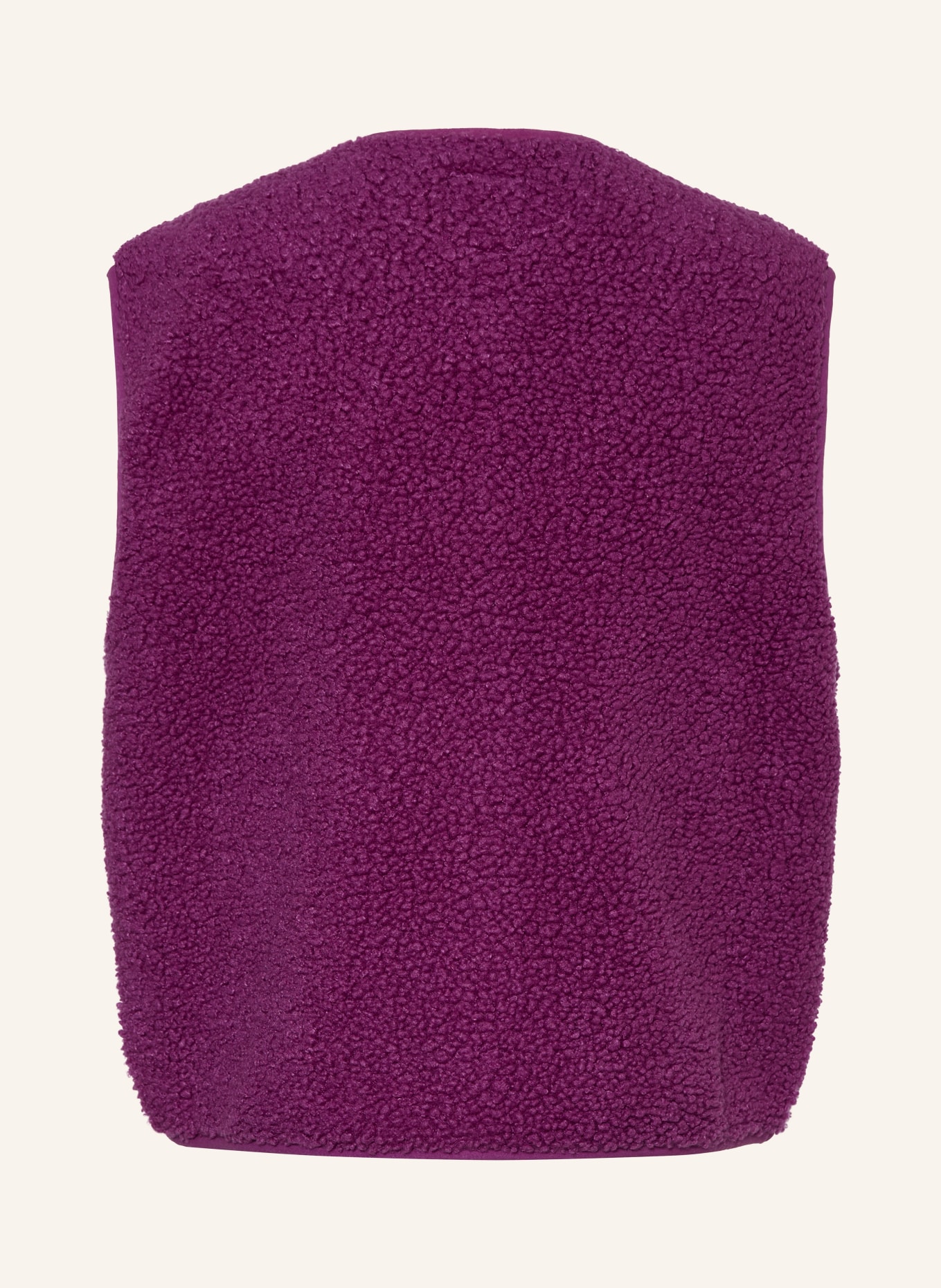GARCIA Plush vest: FUCHSIA