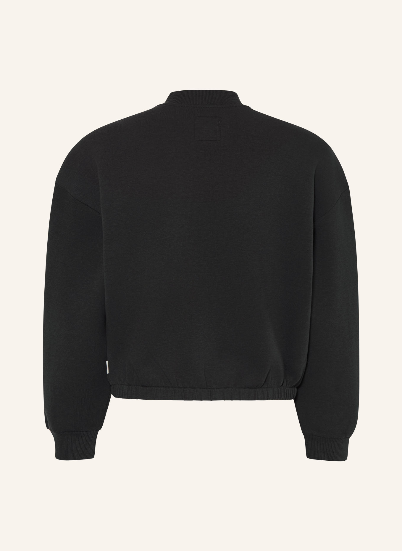 GARCIA Sweatshirt jacket: DARK GRAY / ECRU