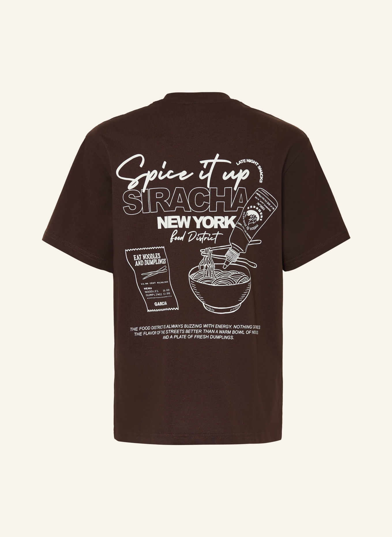 GARCIA T-Shirt: DUNKELBRAUN