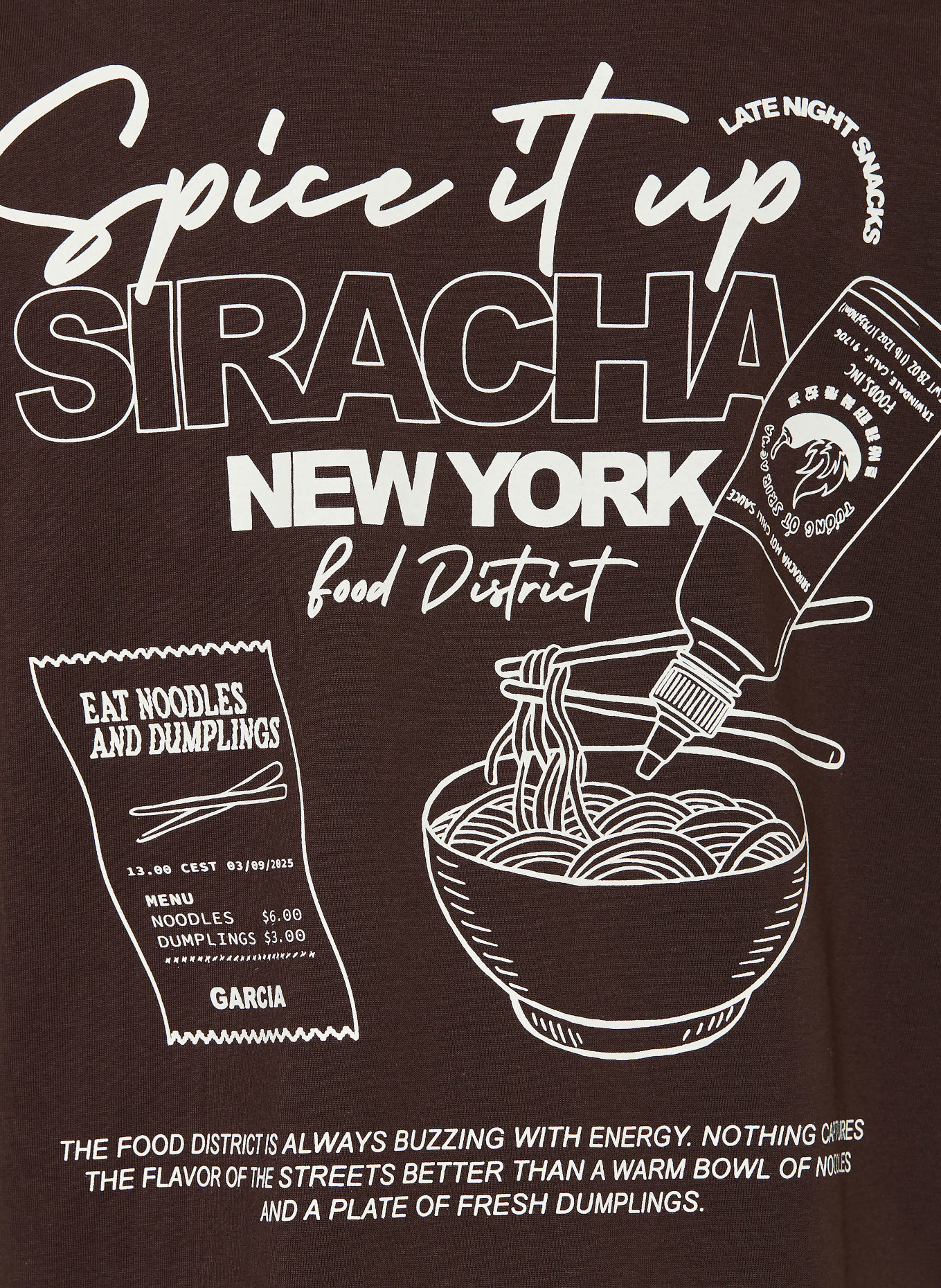 GARCIA T-Shirt: DUNKELBRAUN