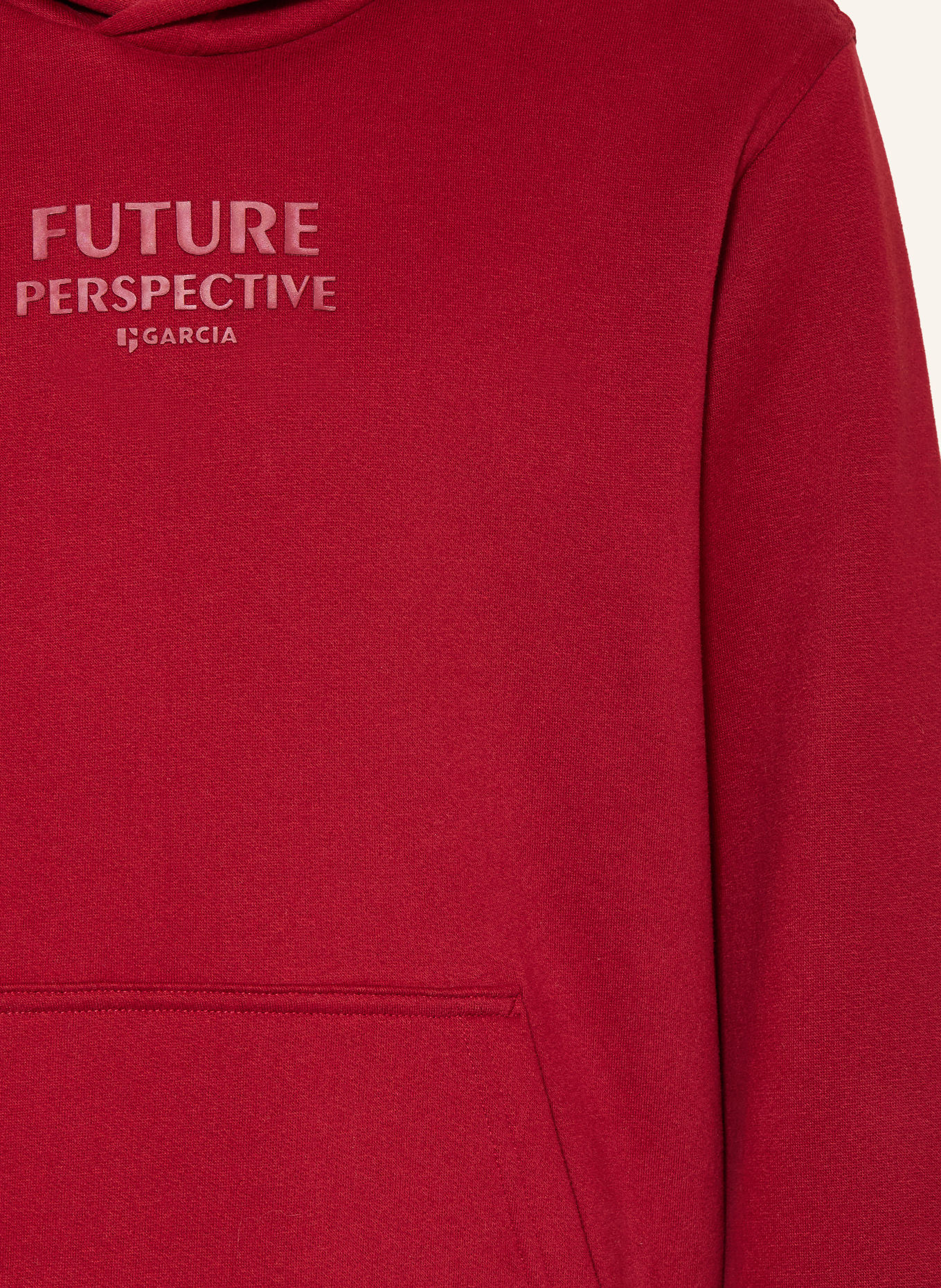 GARCIA hoodie: DARK RED