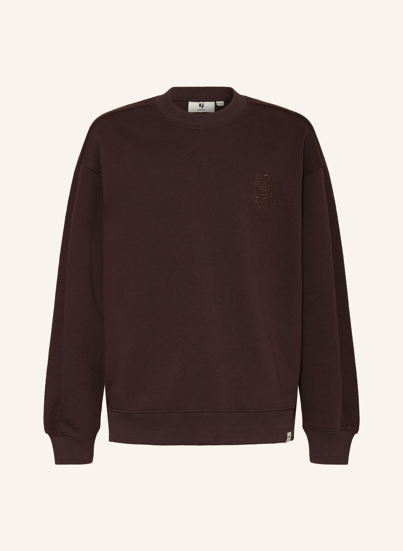 GARCIA sweatshirt: DARK BROWN