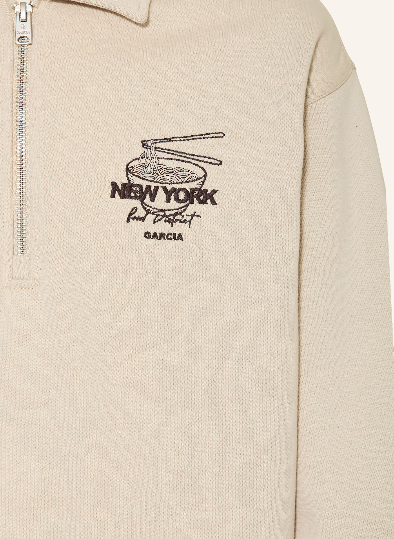 GARCIA Sweatpolo: CRÈME