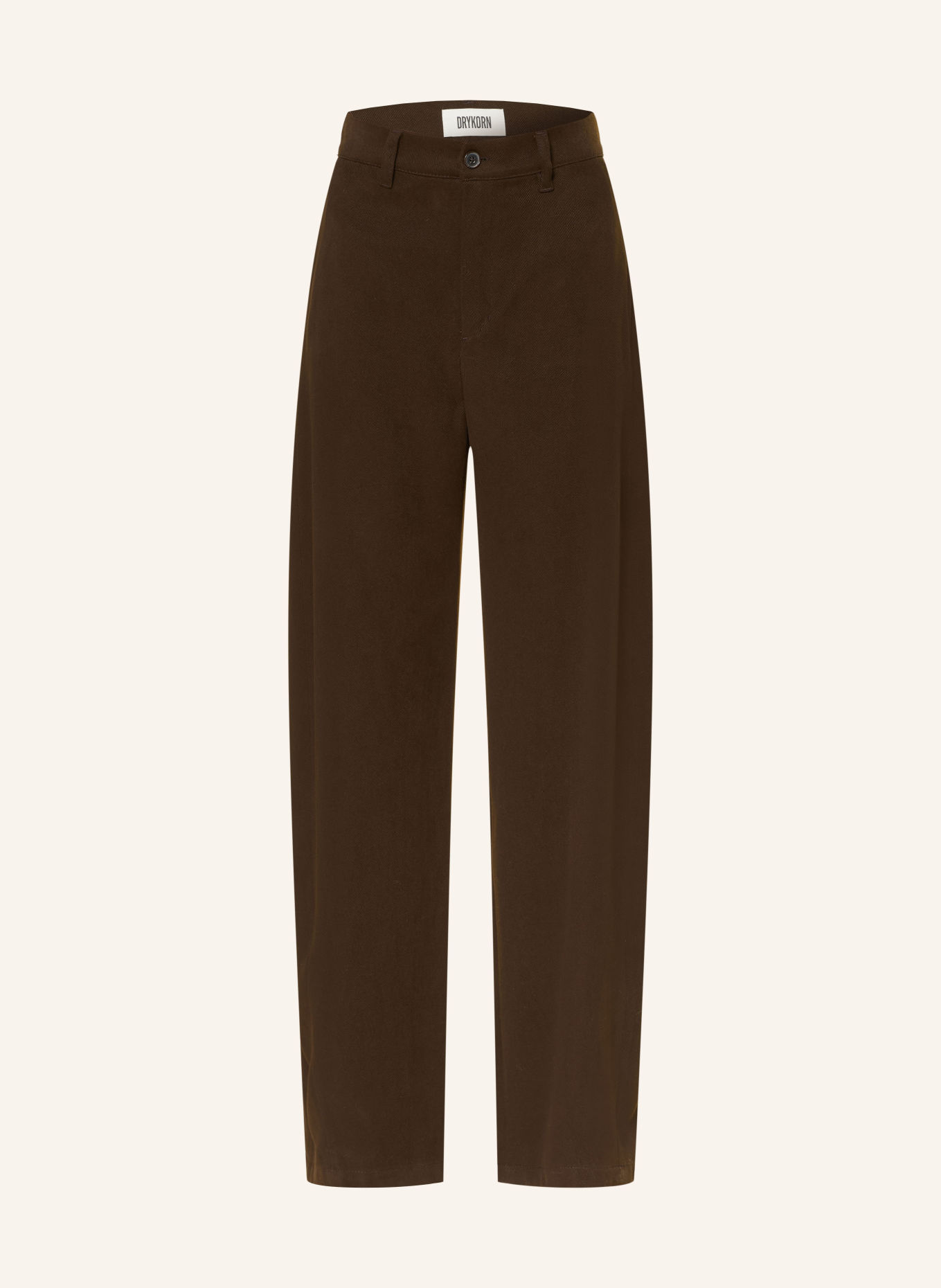 DRYKORN Broek RECEIVE: MARRON FONCÉ
