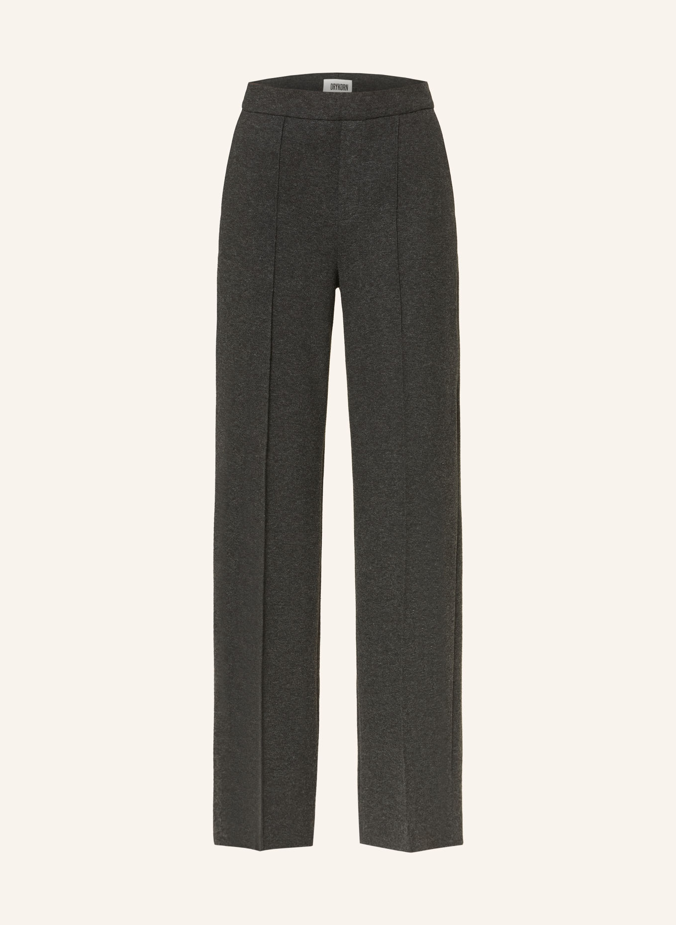 DRYKORN AWNING Jersey Trousers: DARK GRAY