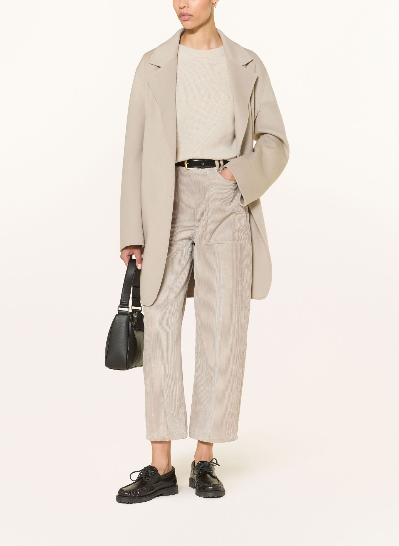 DRYKORN DERIVE 7/8-length corduroy pants: 1702 braun