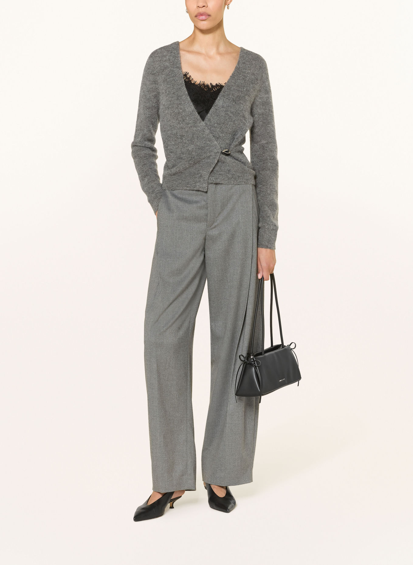 DRYKORN Marlenehose UNPACK: GRAU