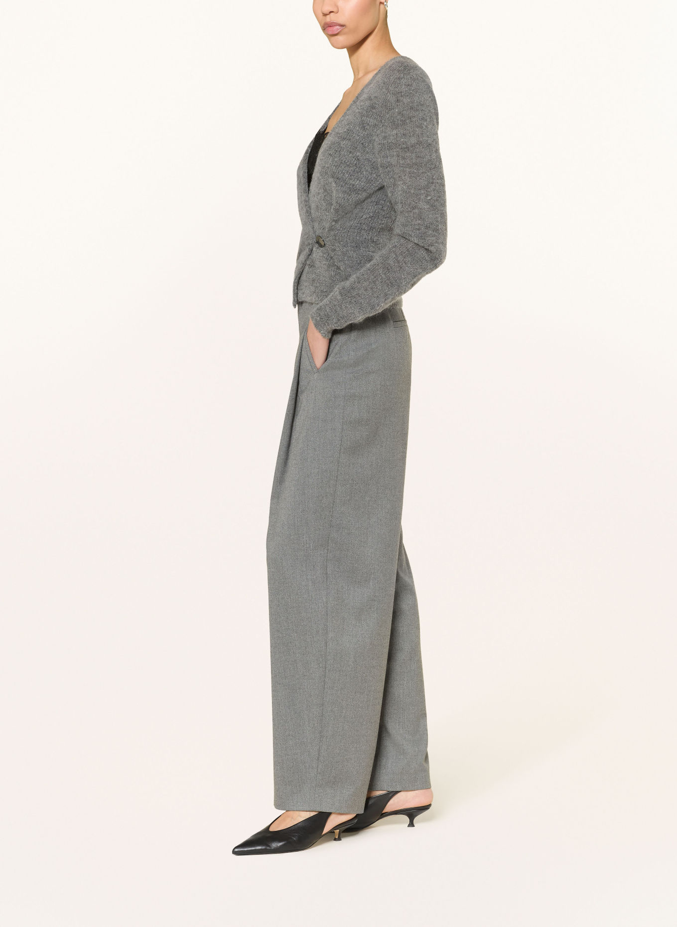 DRYKORN Marlenehose UNPACK: GRAU