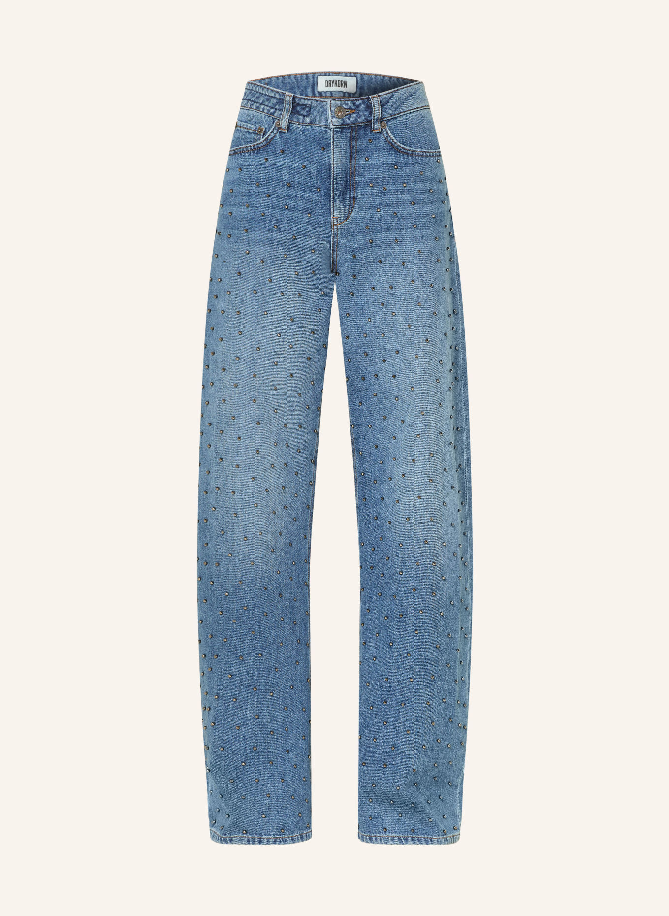 DRYKORN Straight jeans MEDLEY med nitter: 3600 blau