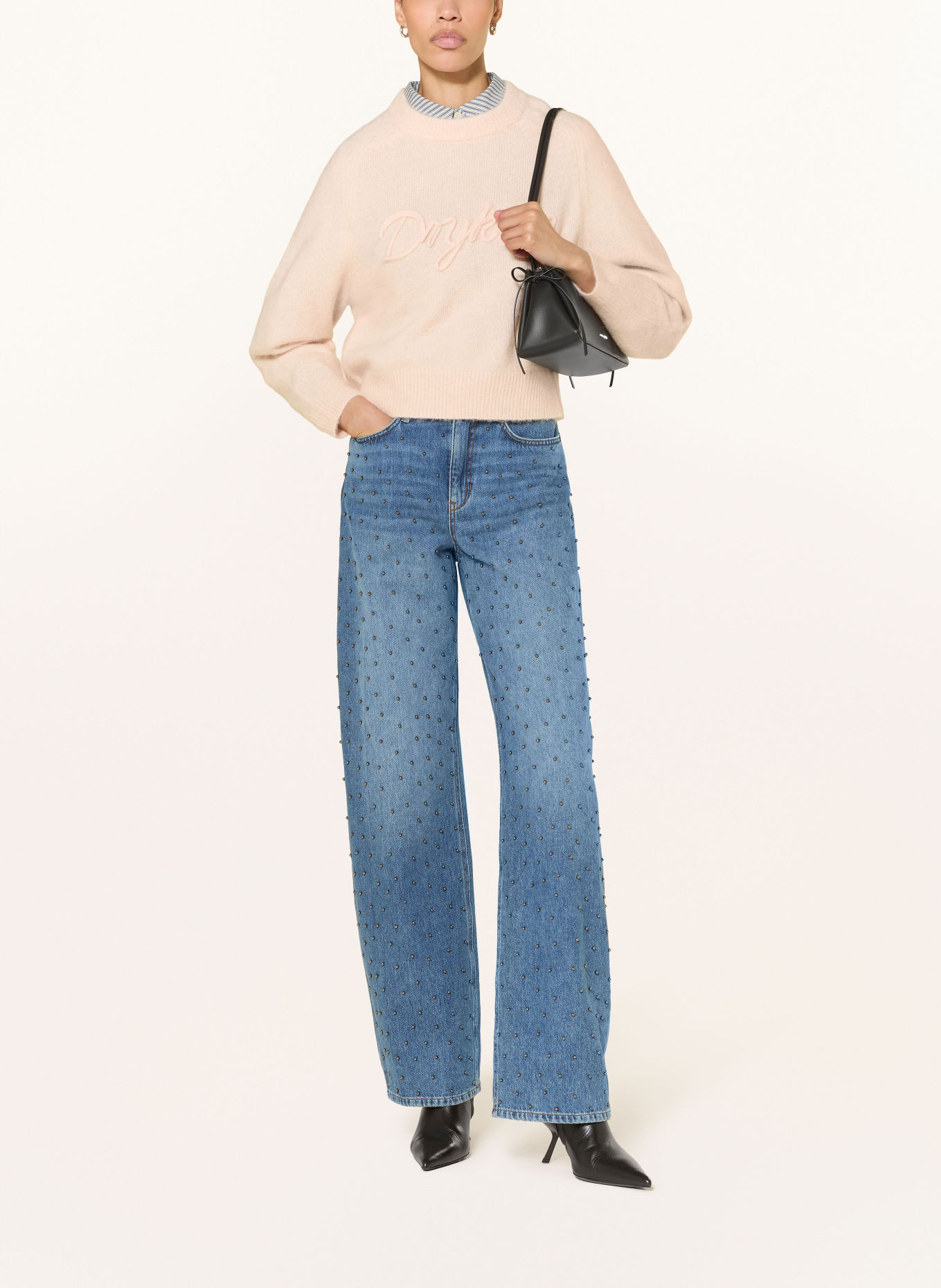 DRYKORN Straight jeans MEDLEY med nitter: 3600 blau
