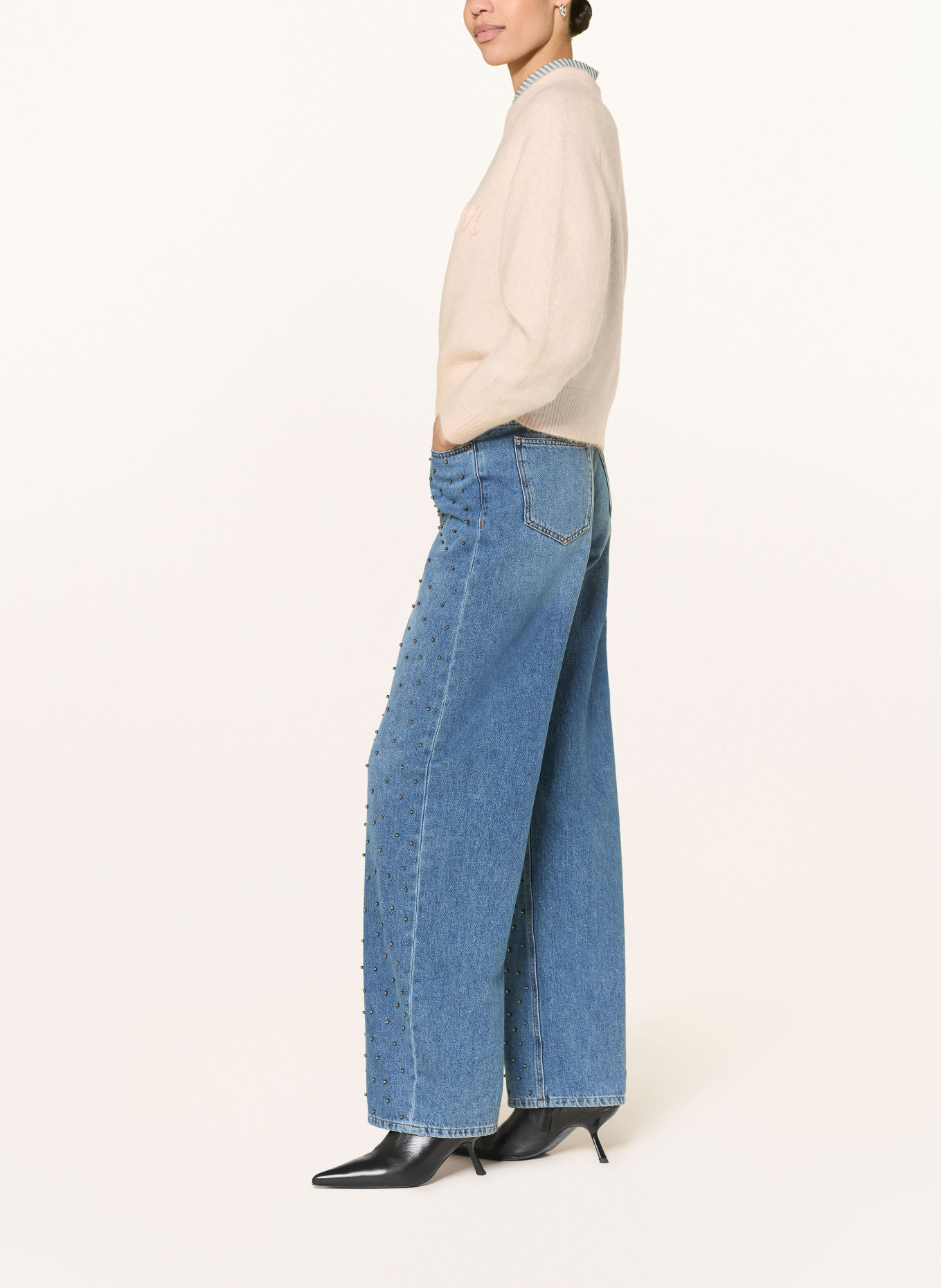 DRYKORN Straight jeans MEDLEY med nitter: 3600 blau