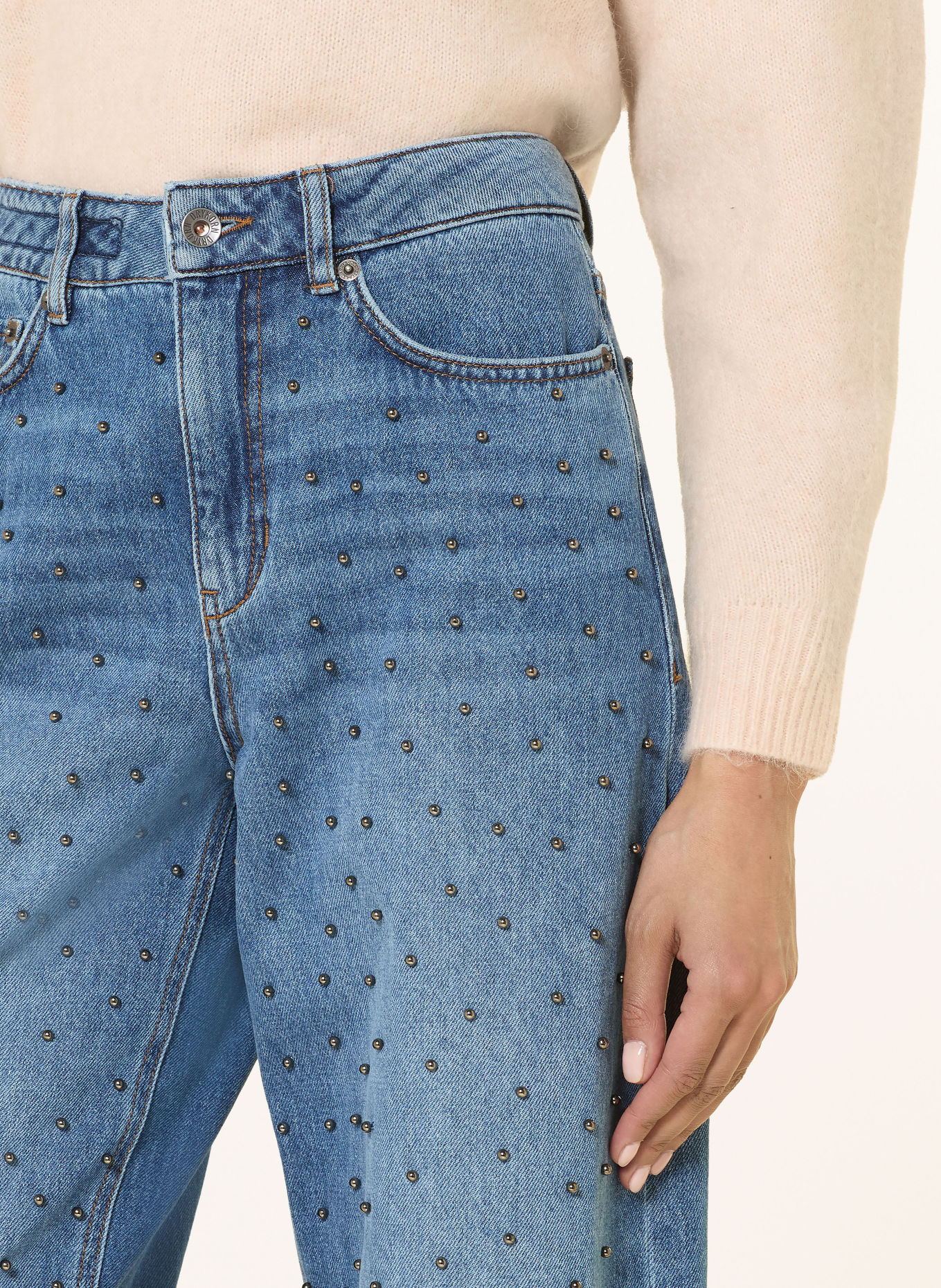 DRYKORN Straight jeans MEDLEY med nitter: 3600 blau
