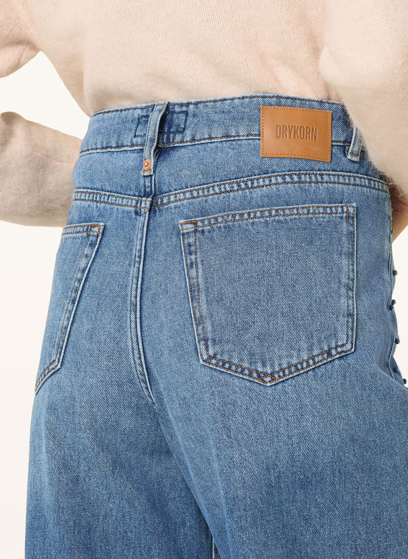 DRYKORN Straight jeans MEDLEY med nitter: 3600 blau