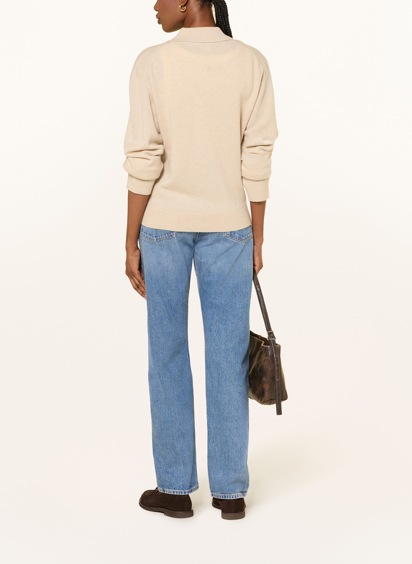 ARKET Straight Jeans: 015 Denim Blue Light