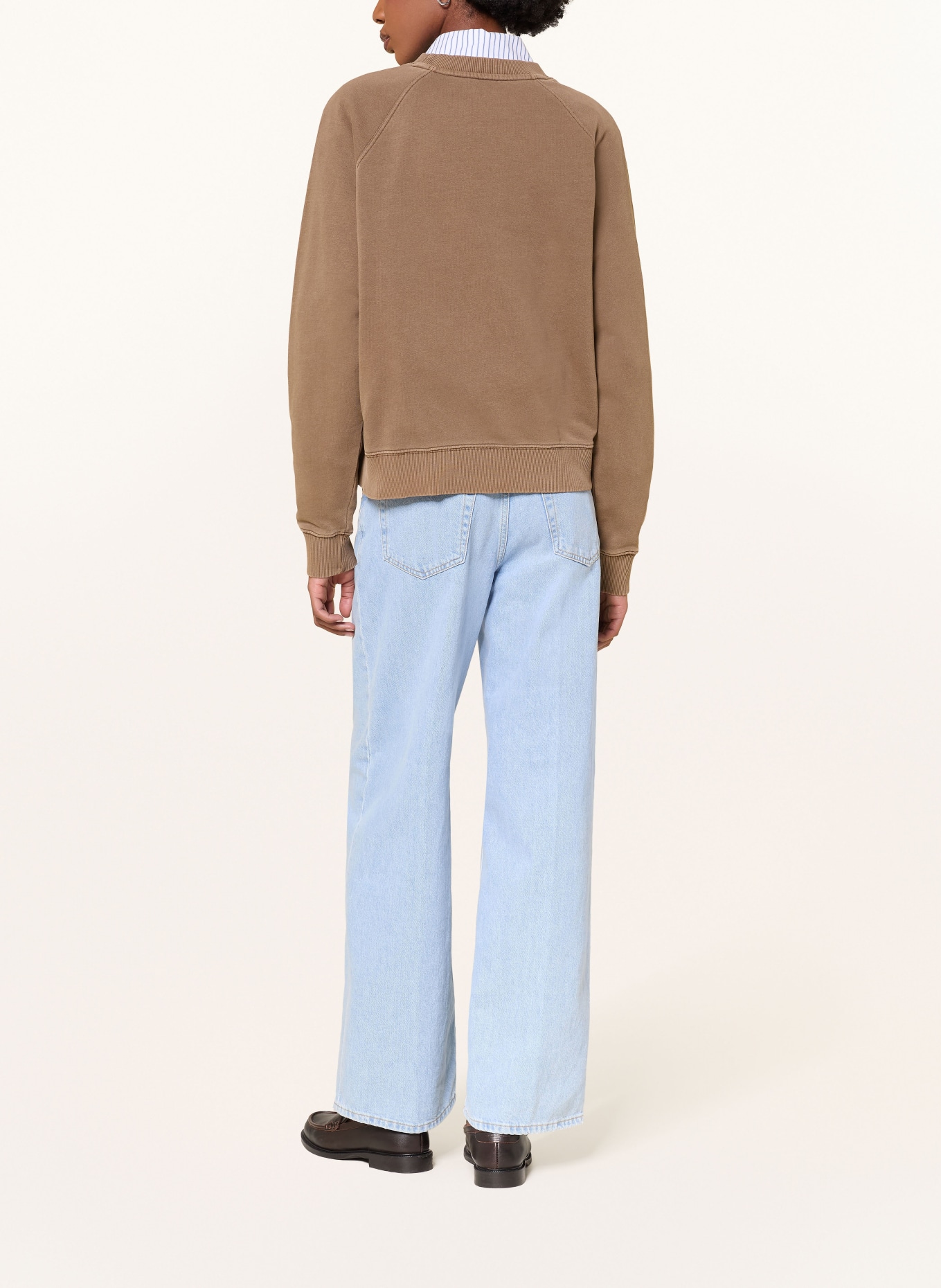 ARKET sweat-shirt: MARRON