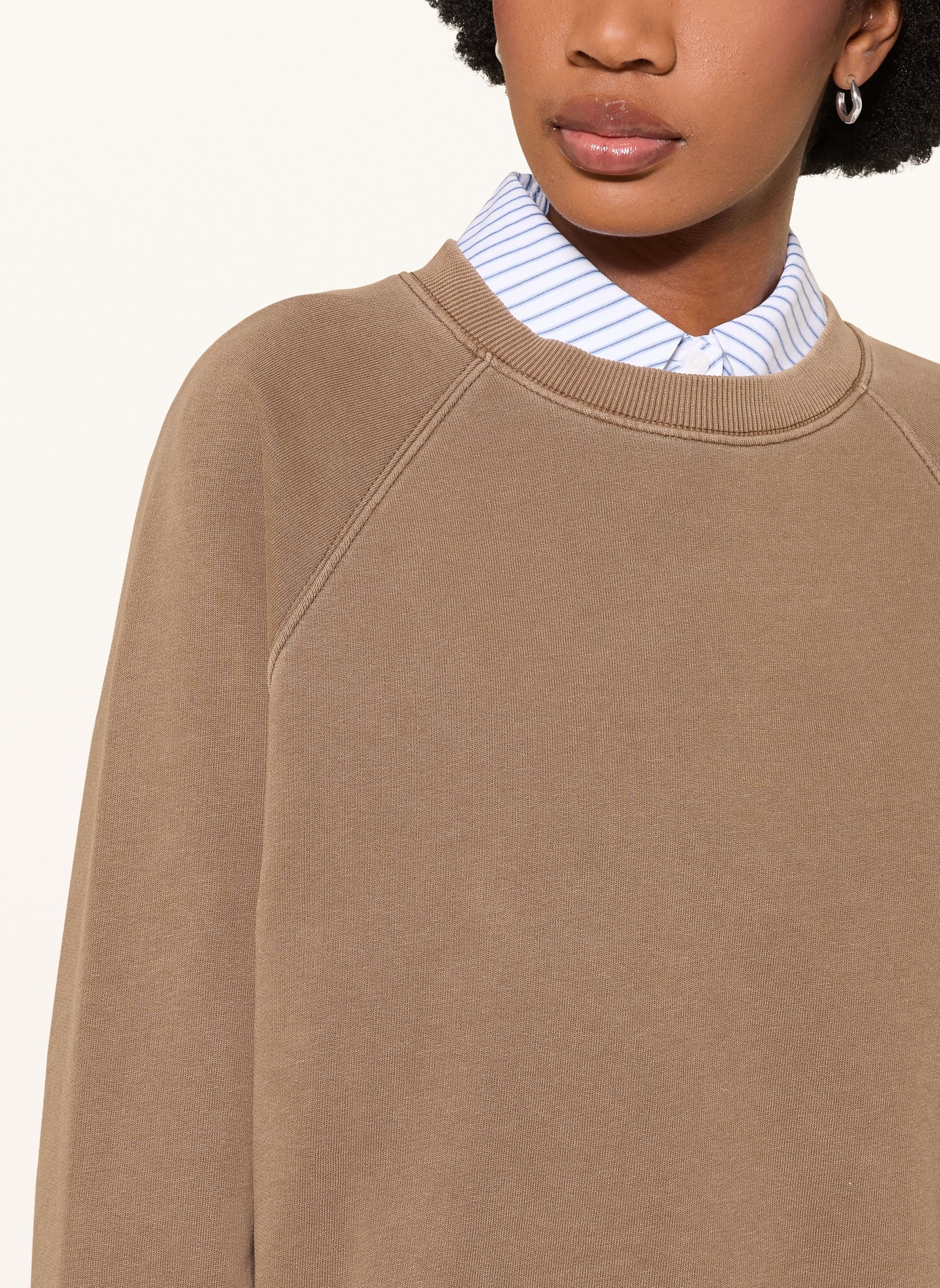 ARKET sweat-shirt: MARRON