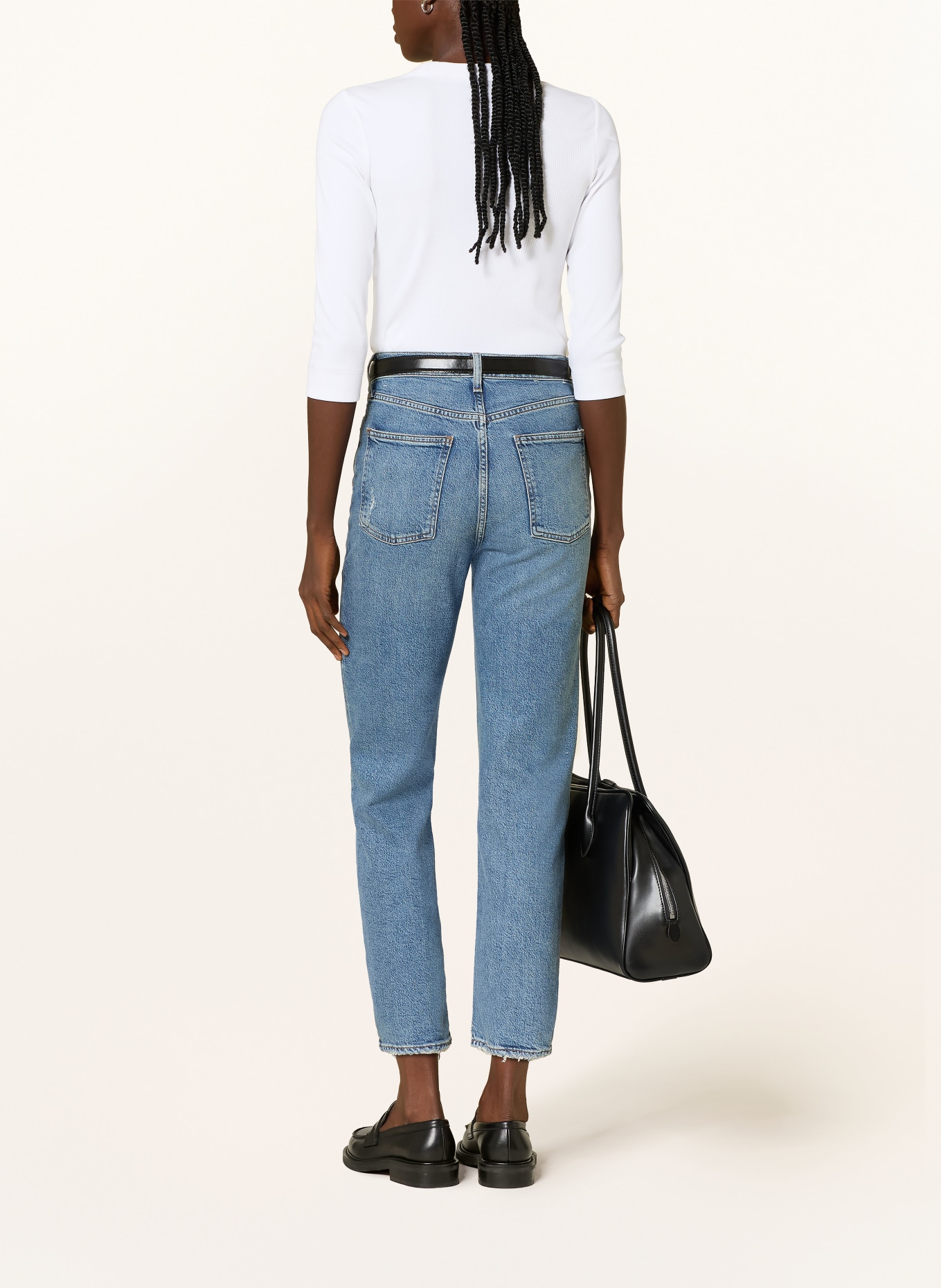 ARKET Shirt mit 3/4-Arm: WEISS