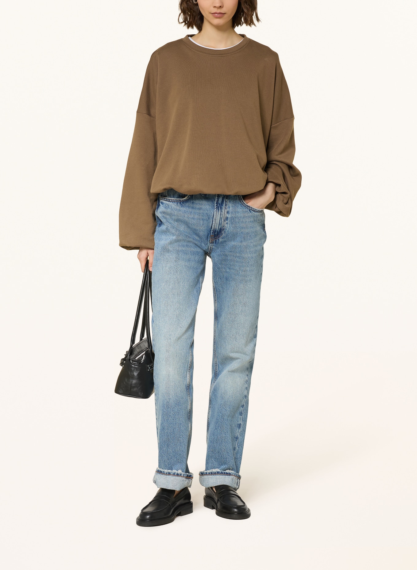 ARKET Sweatshirt: BRAUN