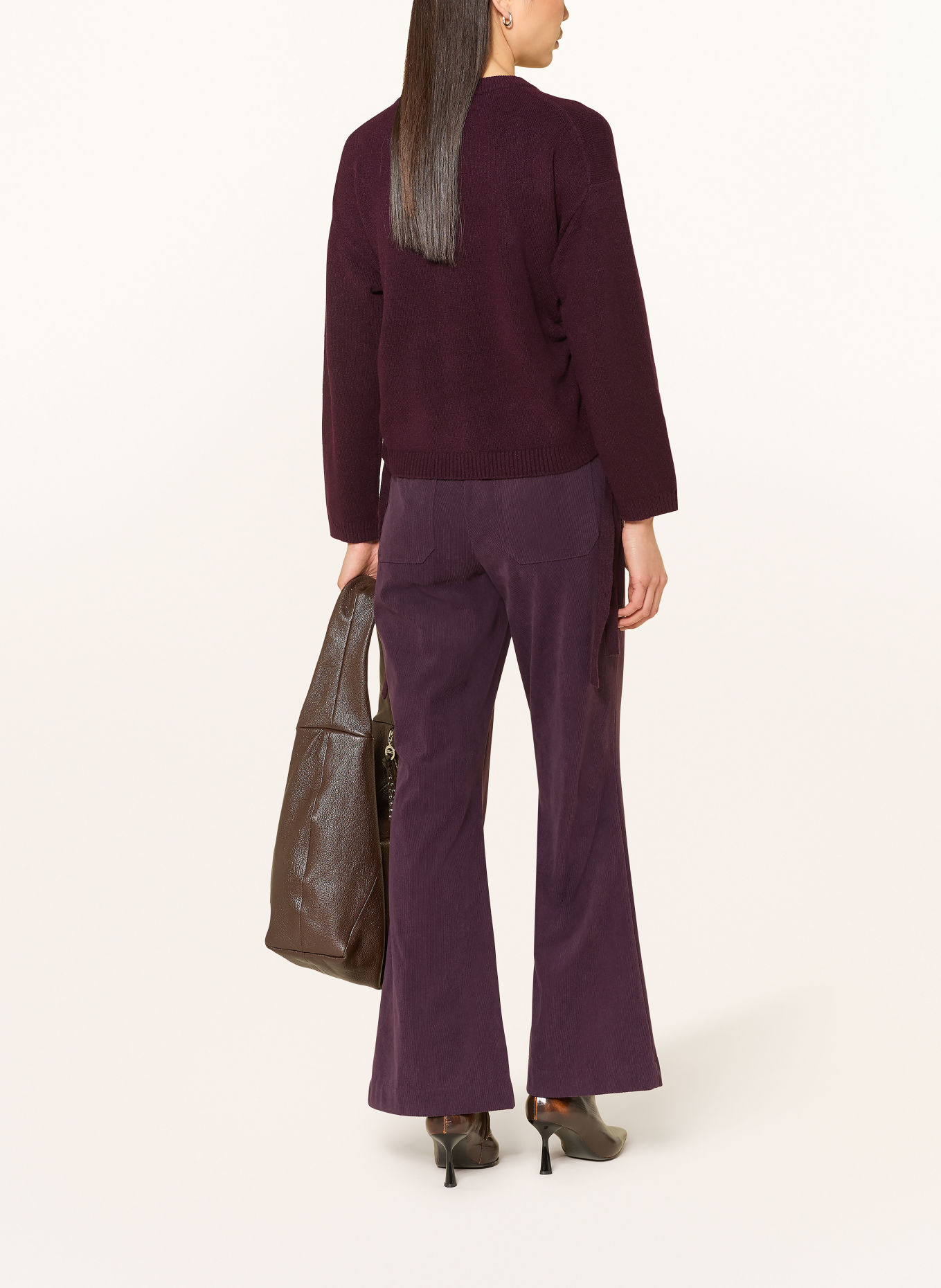 MARC AUREL Pullover: DUNKELLILA