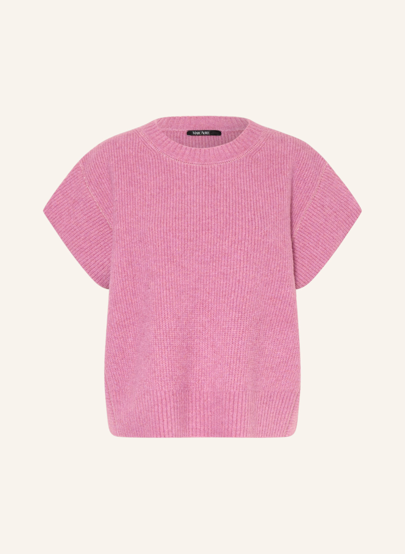 MARC AUREL Strickshirt mit Glitzergarn: ALTROSA