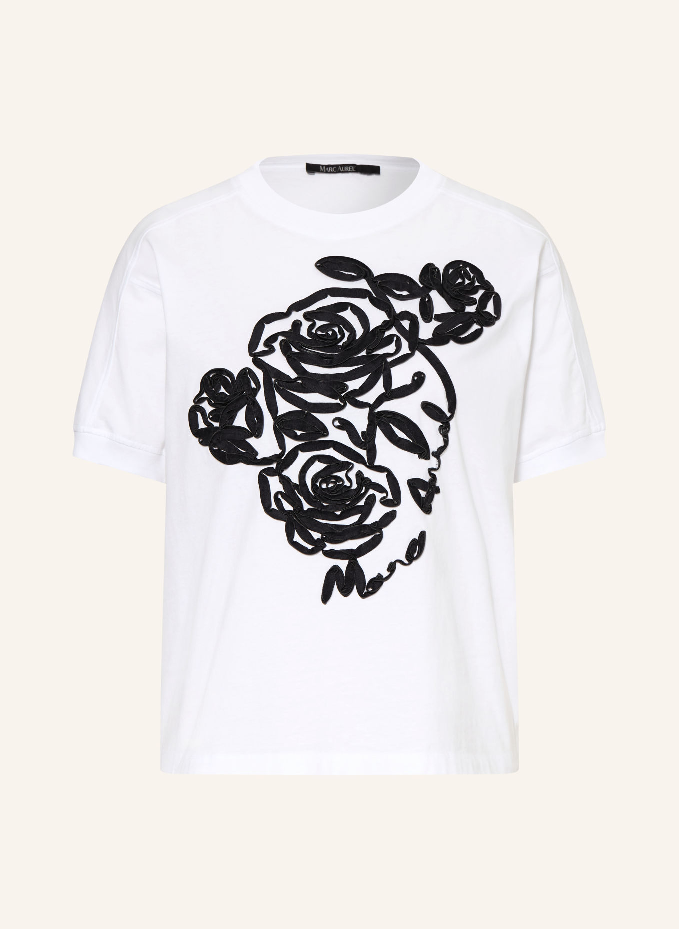 MARC AUREL T-shirt: WHITE / BLACK