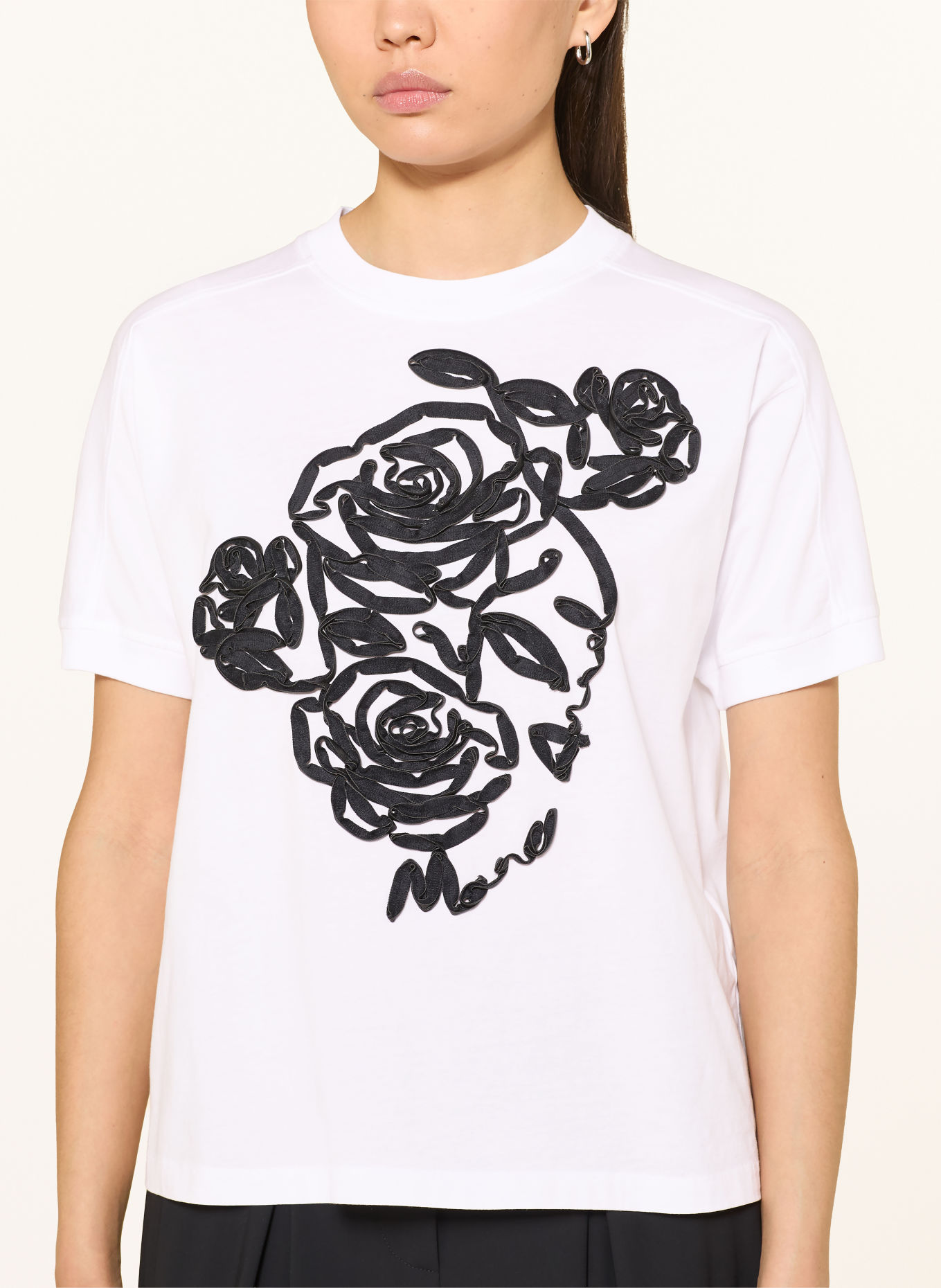 MARC AUREL T-shirt: WHITE / BLACK