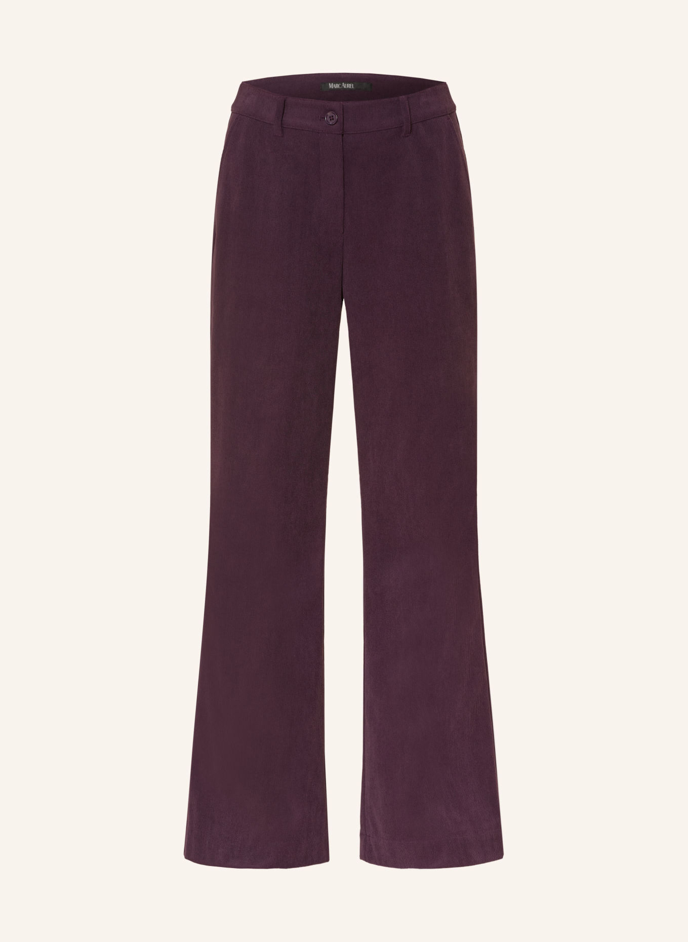 MARC AUREL corduroy pants: DARK PURPLE