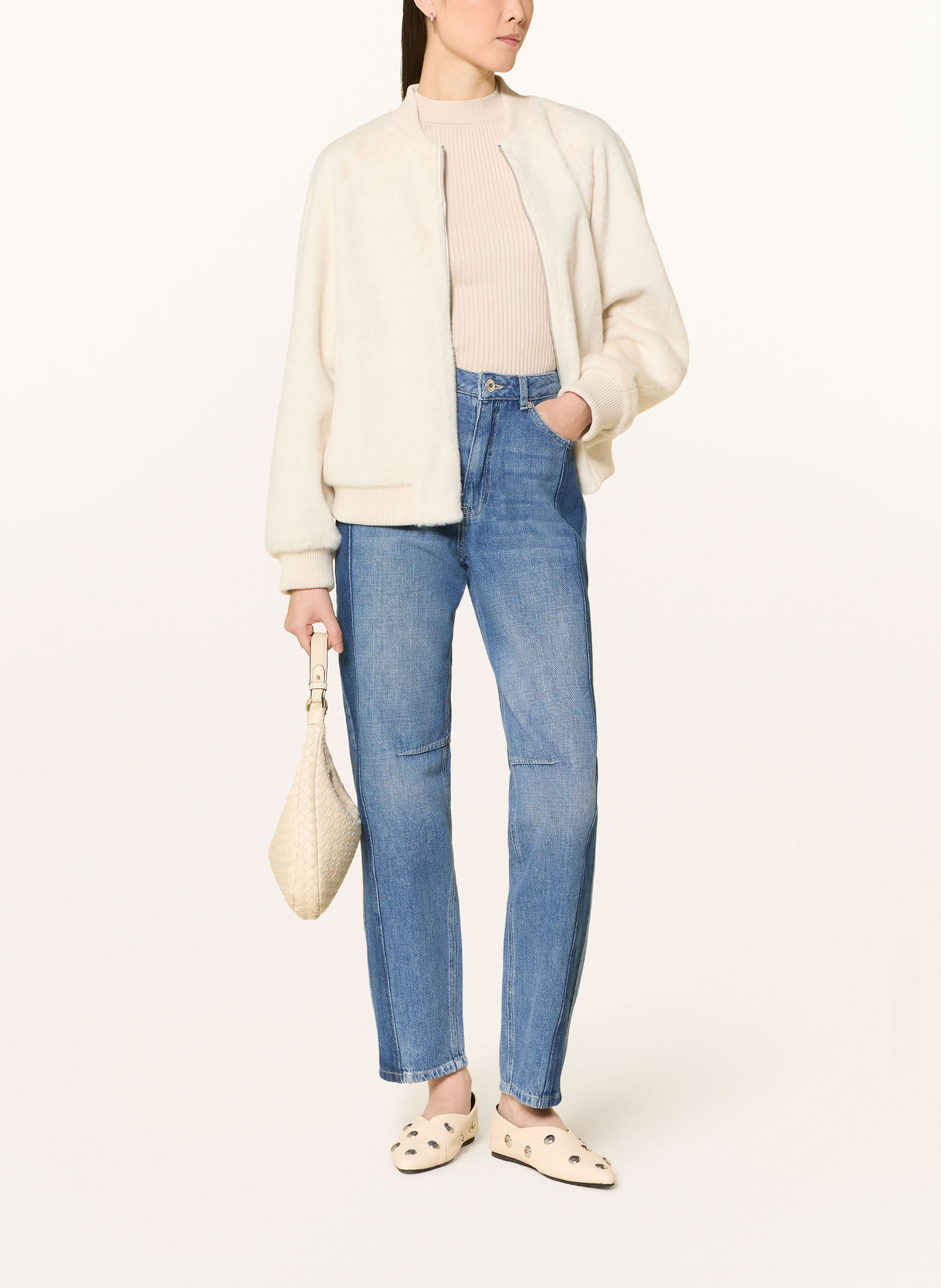 MARC AUREL pull en maille: BEIGE