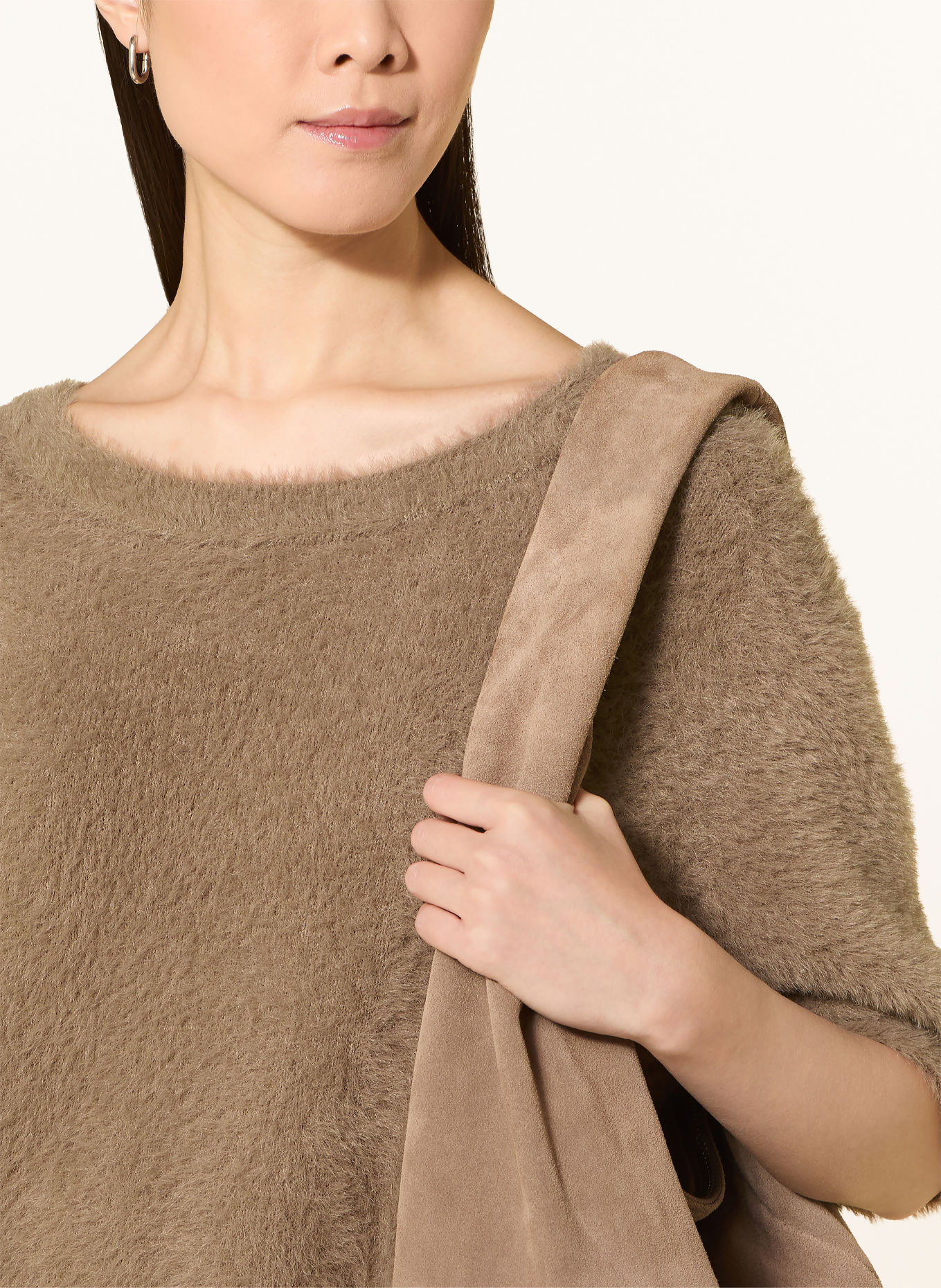 MARC AUREL pull en maille: TAUPE