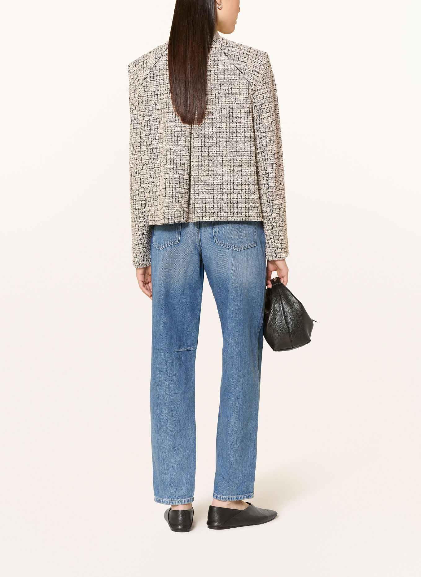 MARC AUREL Barrel Jeans mit Galonstreifen: 500041 blue denim