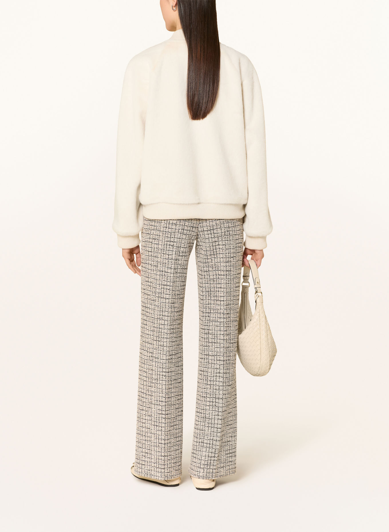MARC AUREL Kunstfell-Blouson: CREME