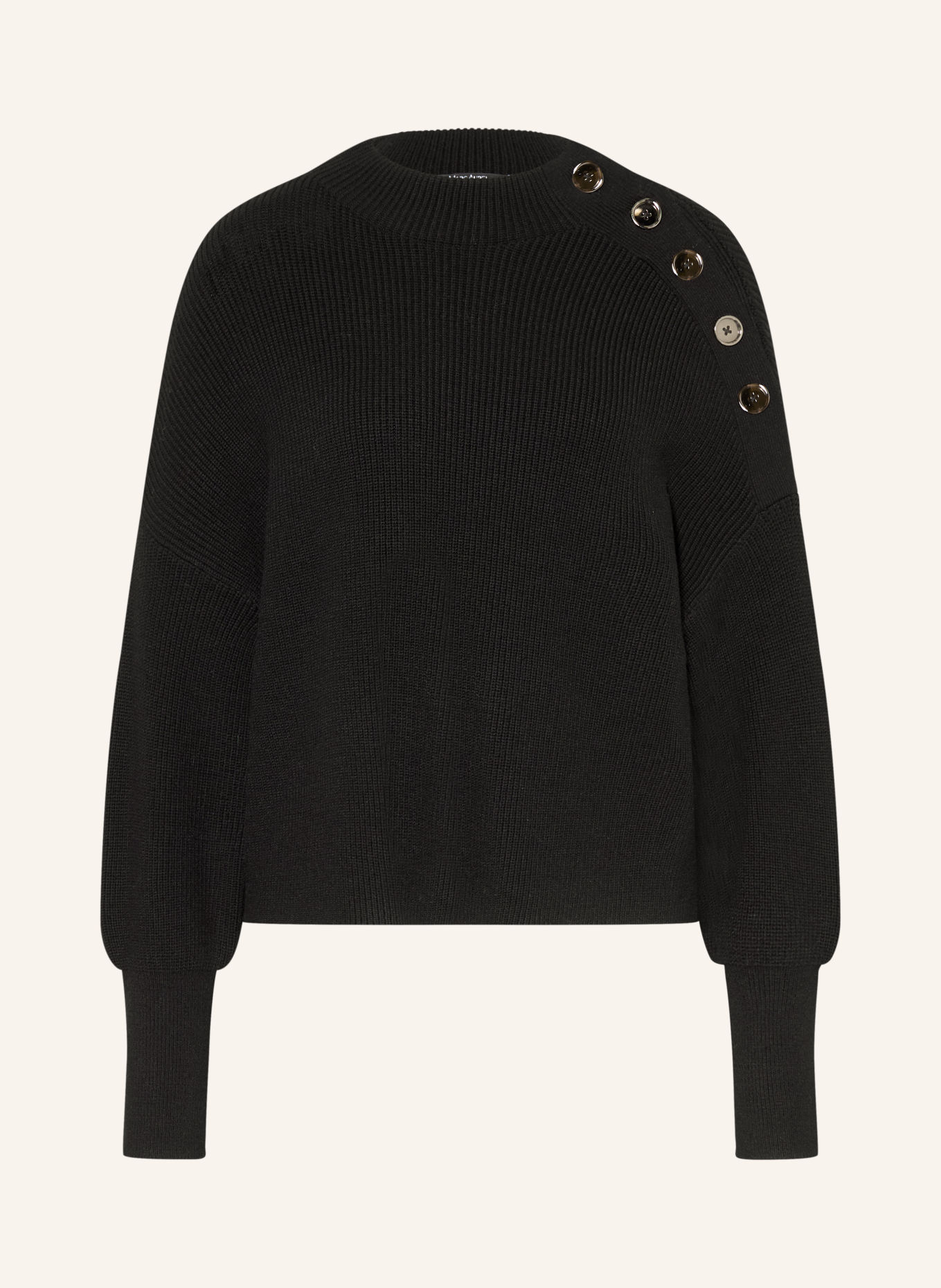 MARC AUREL Pullover: SCHWARZ