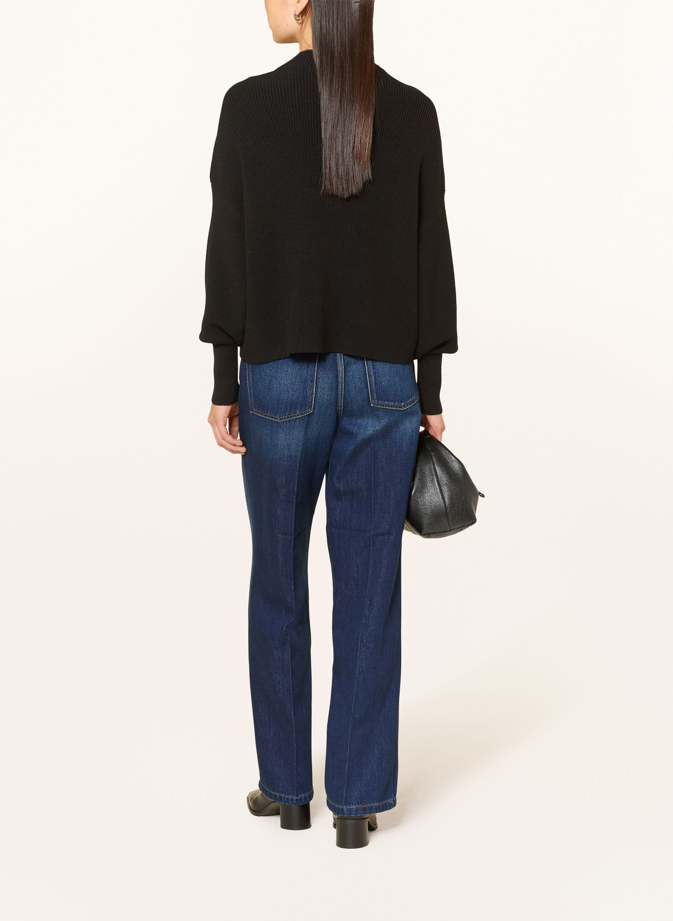 MARC AUREL Pullover: SCHWARZ