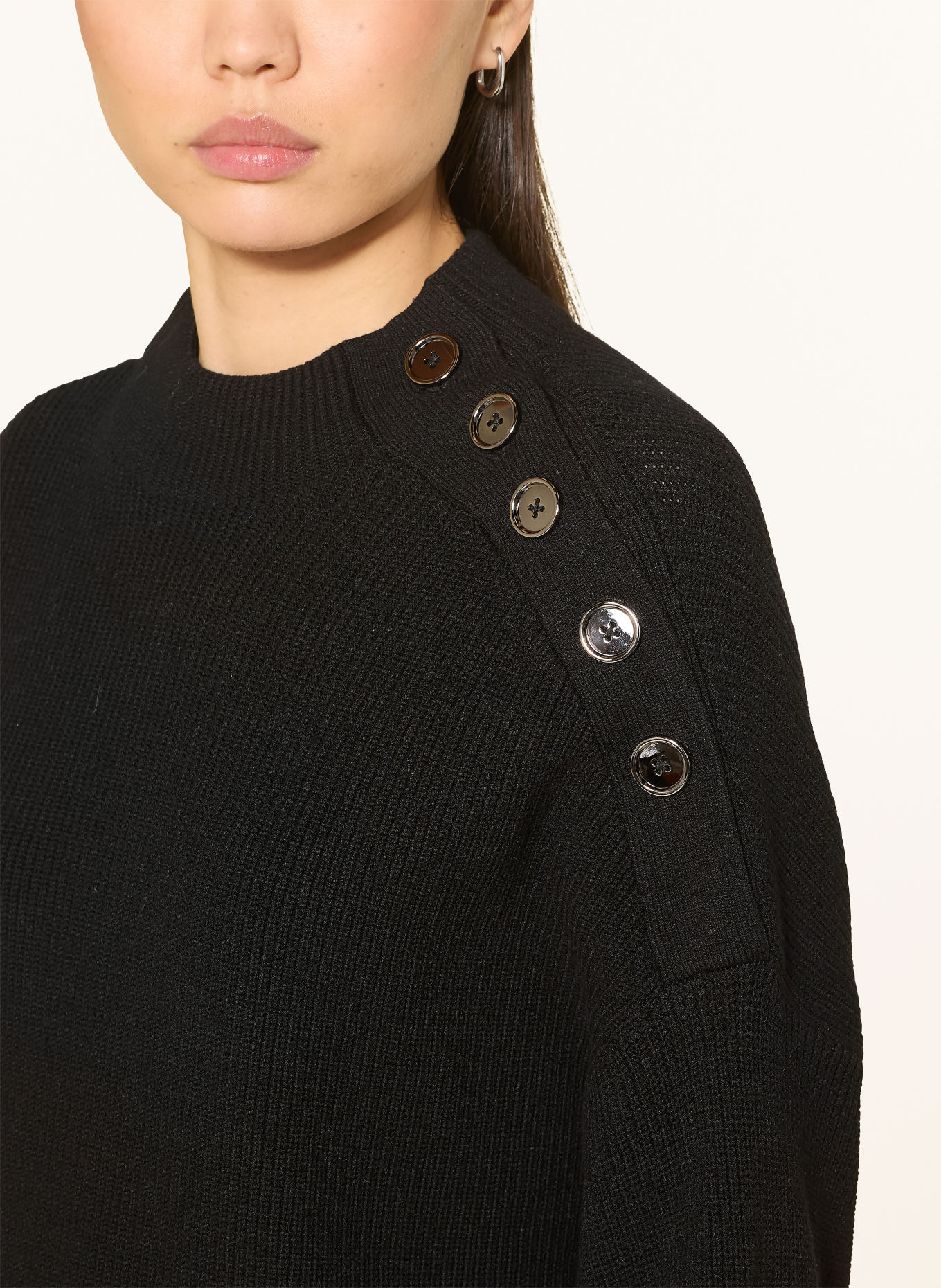 MARC AUREL Pullover: SCHWARZ