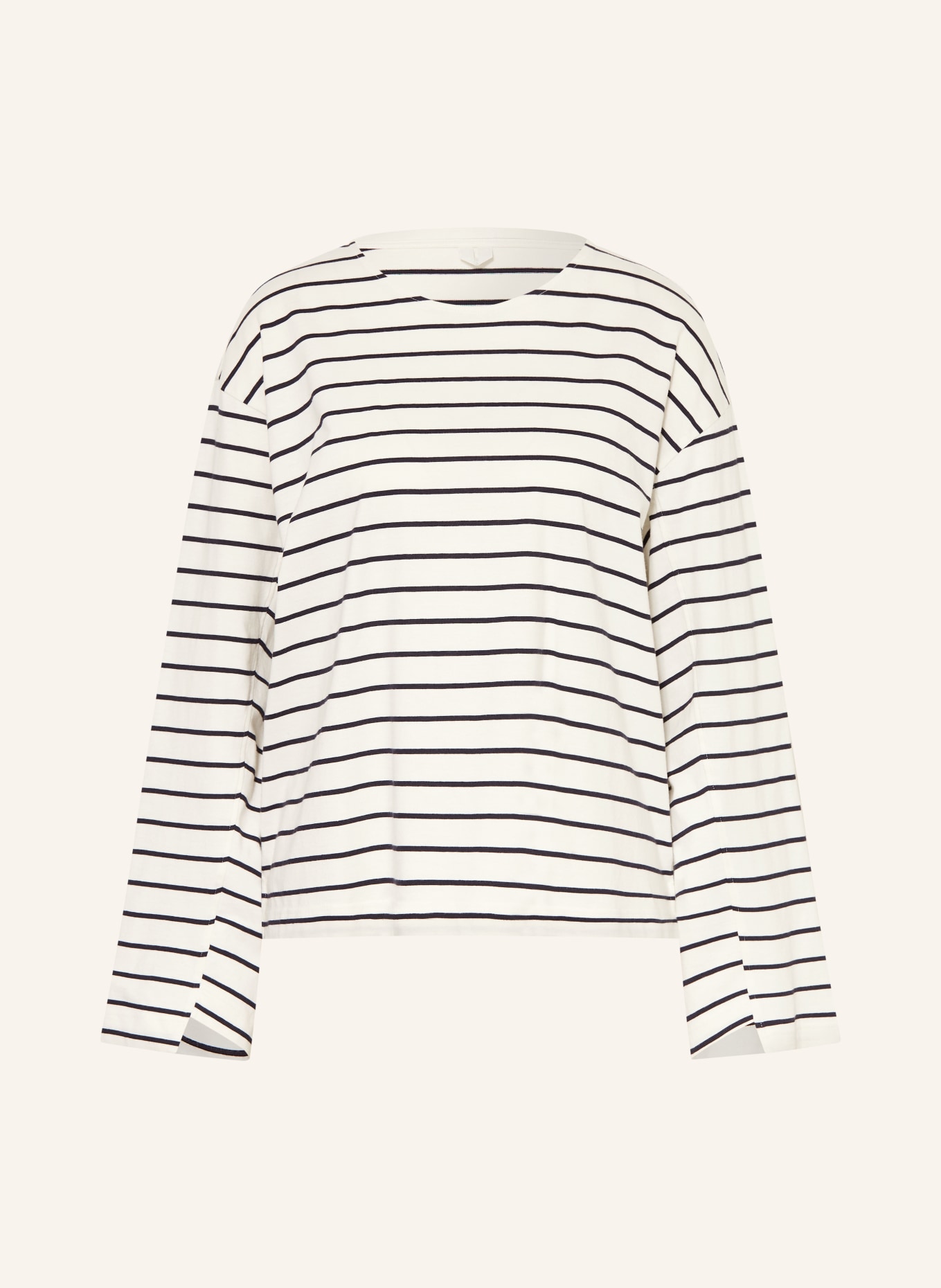 ARKET T-shirt met lange mouwen: ECRU / DONKERBLAUW