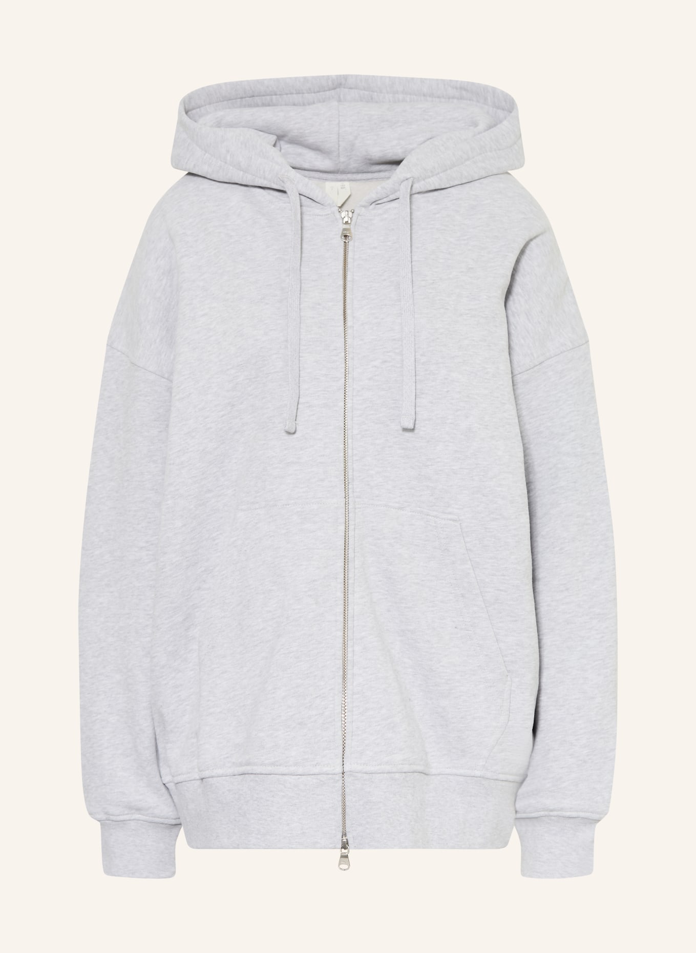 ARKET Oversized-Sweatjacke: GRAU
