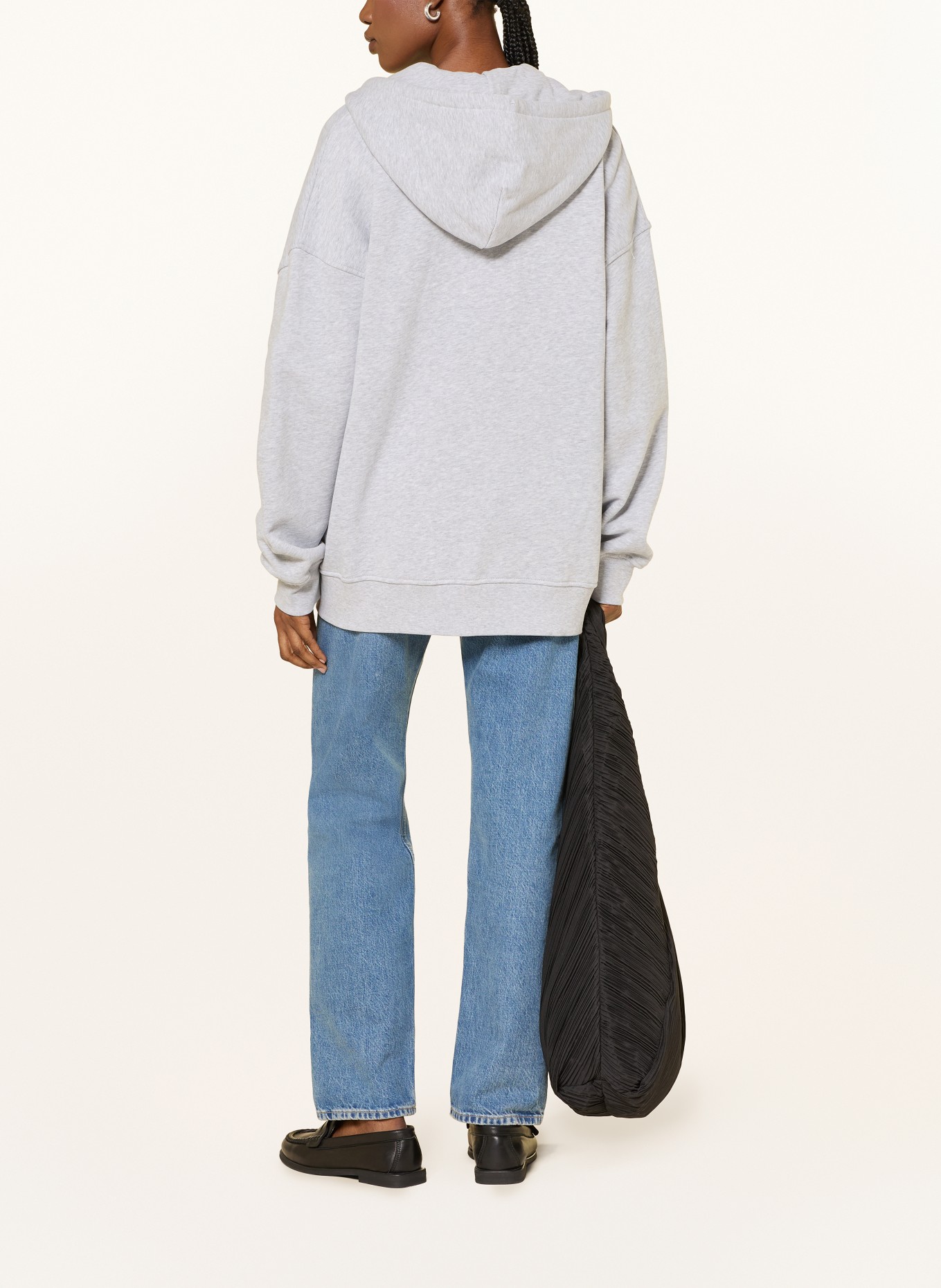 ARKET Oversized-Sweatjacke: GRAU