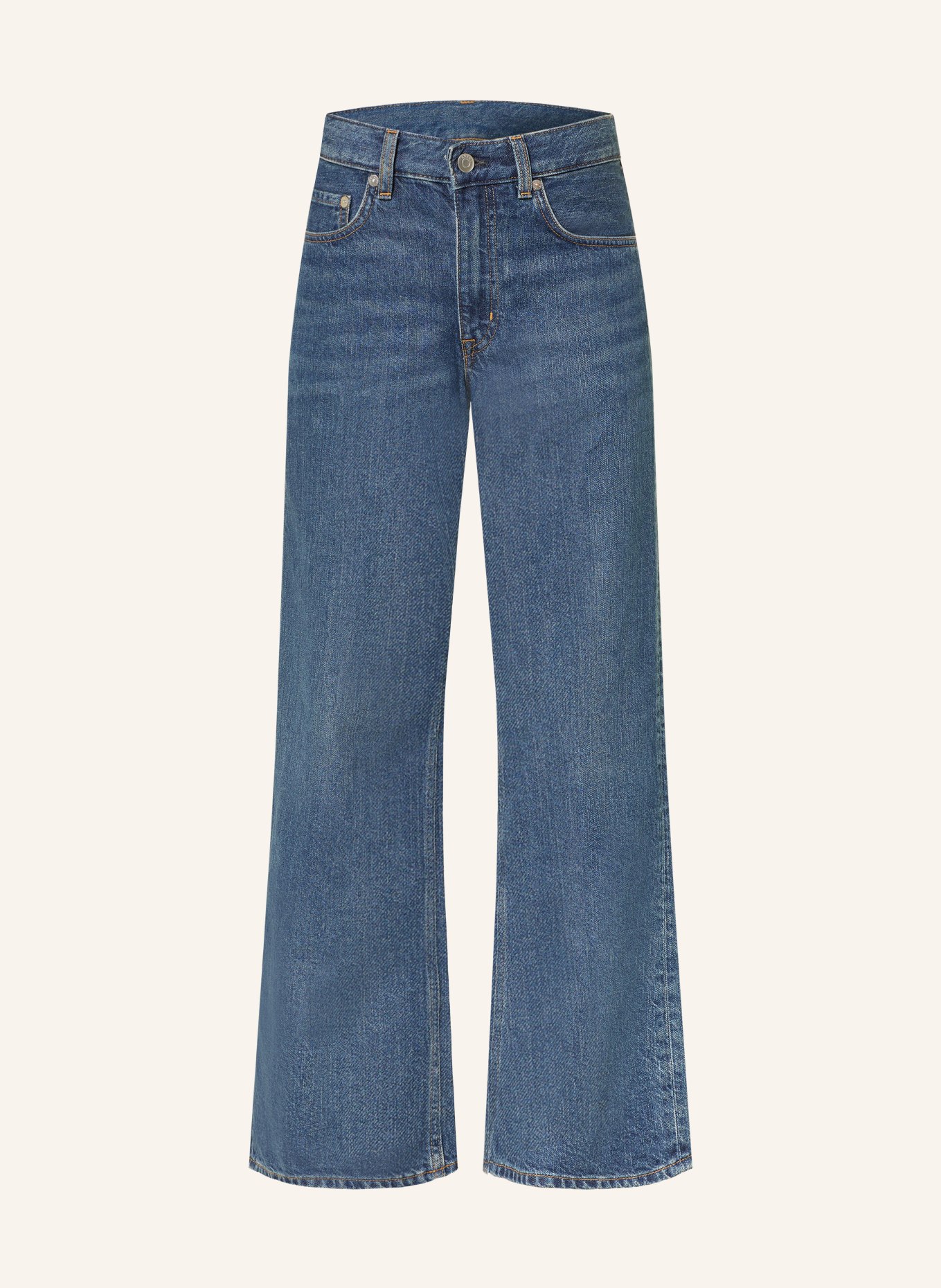 ARKET Jeans met wijde pijpen: 027 Denim Blue