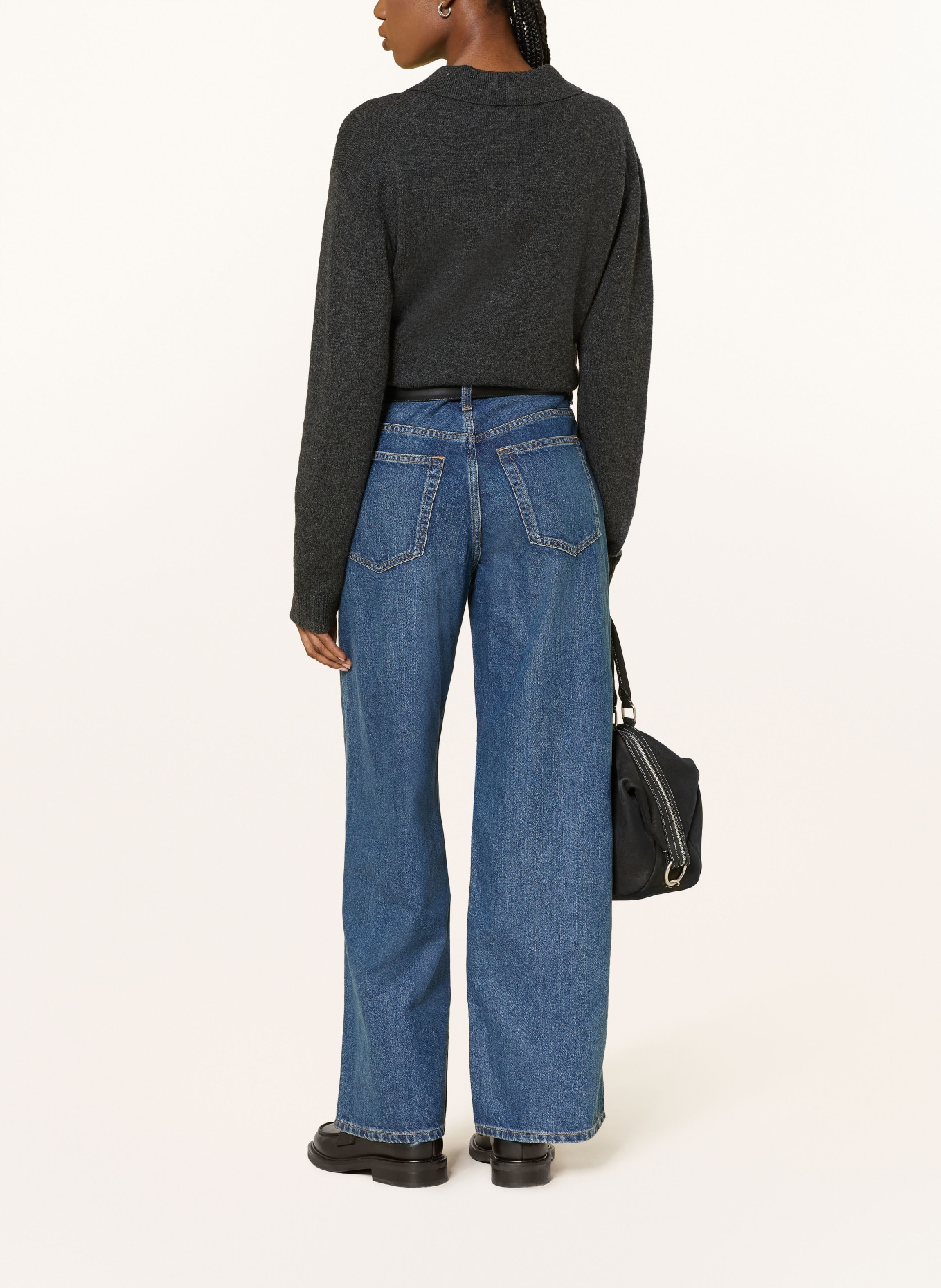 ARKET Jeans met wijde pijpen: 027 Denim Blue