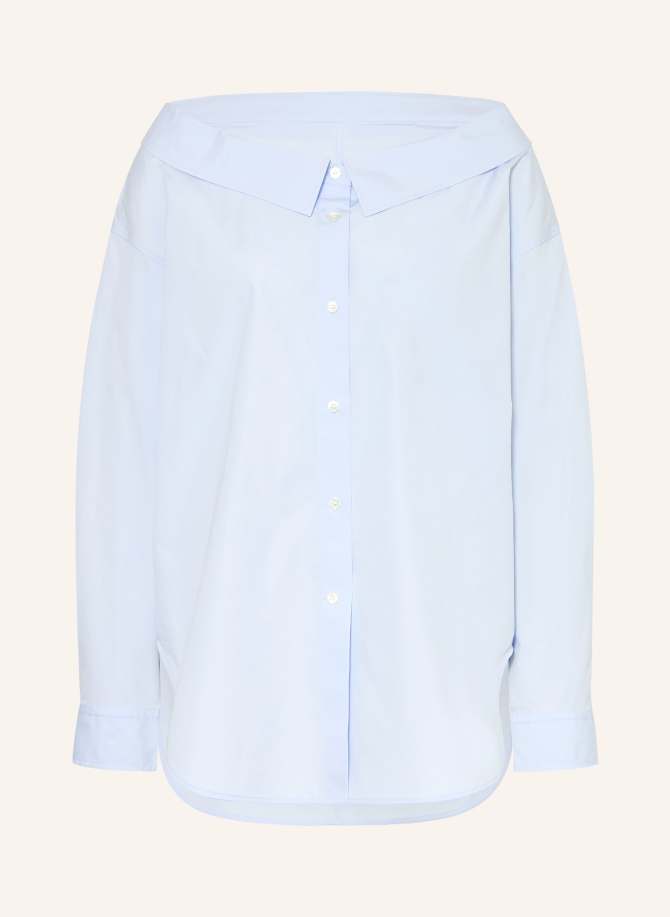 ARKET Oversized overhemdblouse: LICHTBLAUW