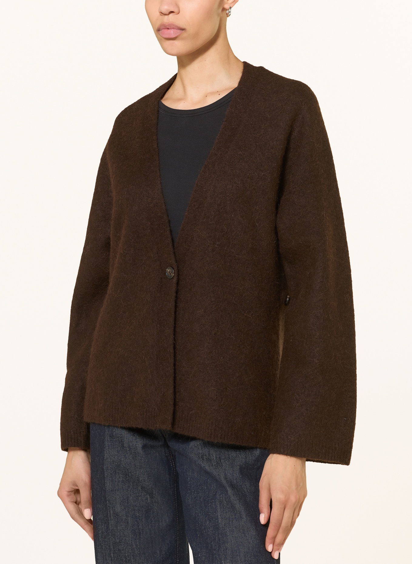 ARKET Vest BARAKA: MARRON FONCÉ